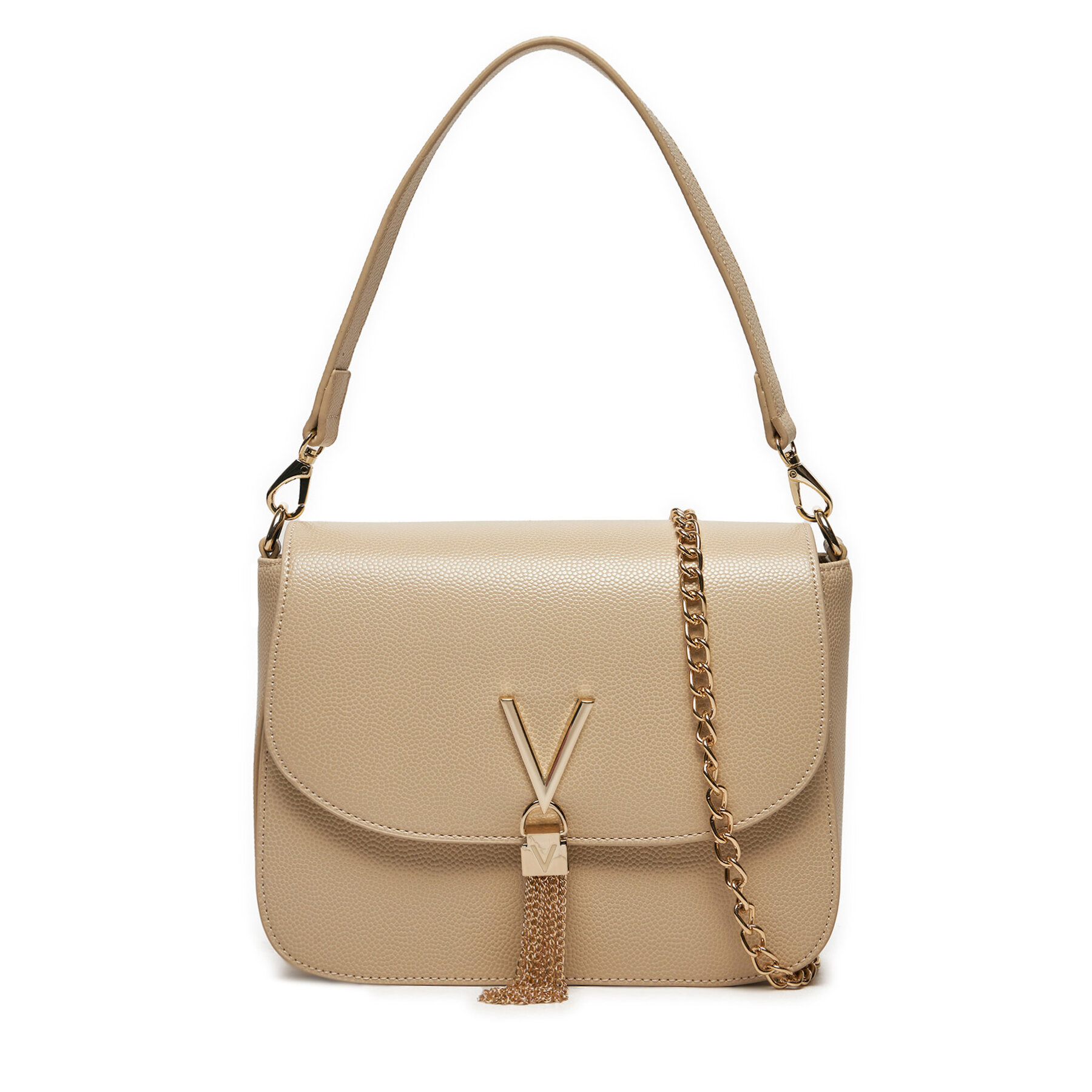 Ročna torba Valentino Divina VBS1R404G Bež