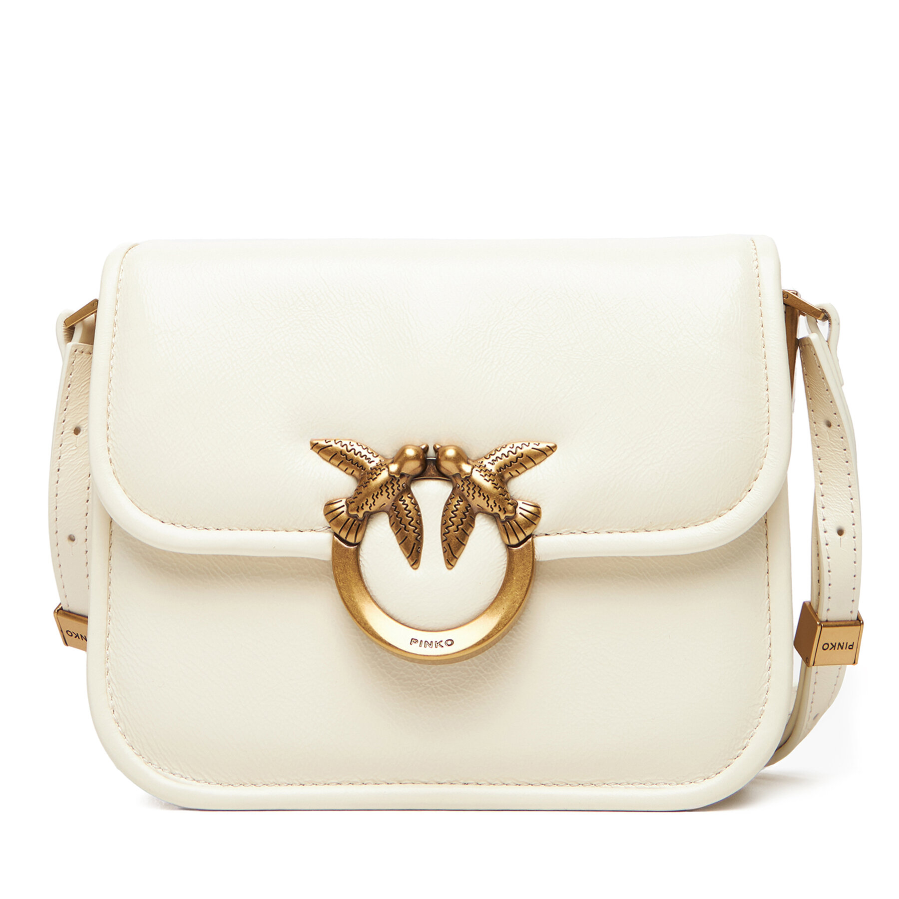 Borsetta PINKO Love Box Bag Fl Mini PE 25 PLTT 104297 A26J Écru