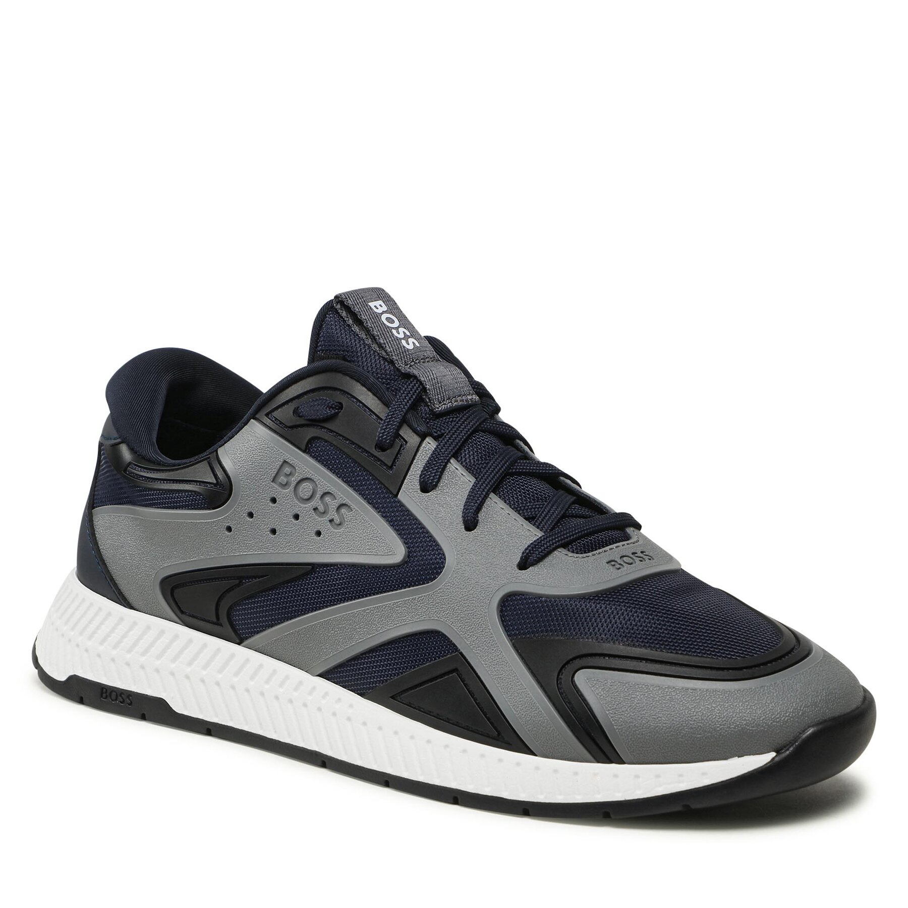Sneakers Boss 50493215 Dark Blue 402 402 imagine noua