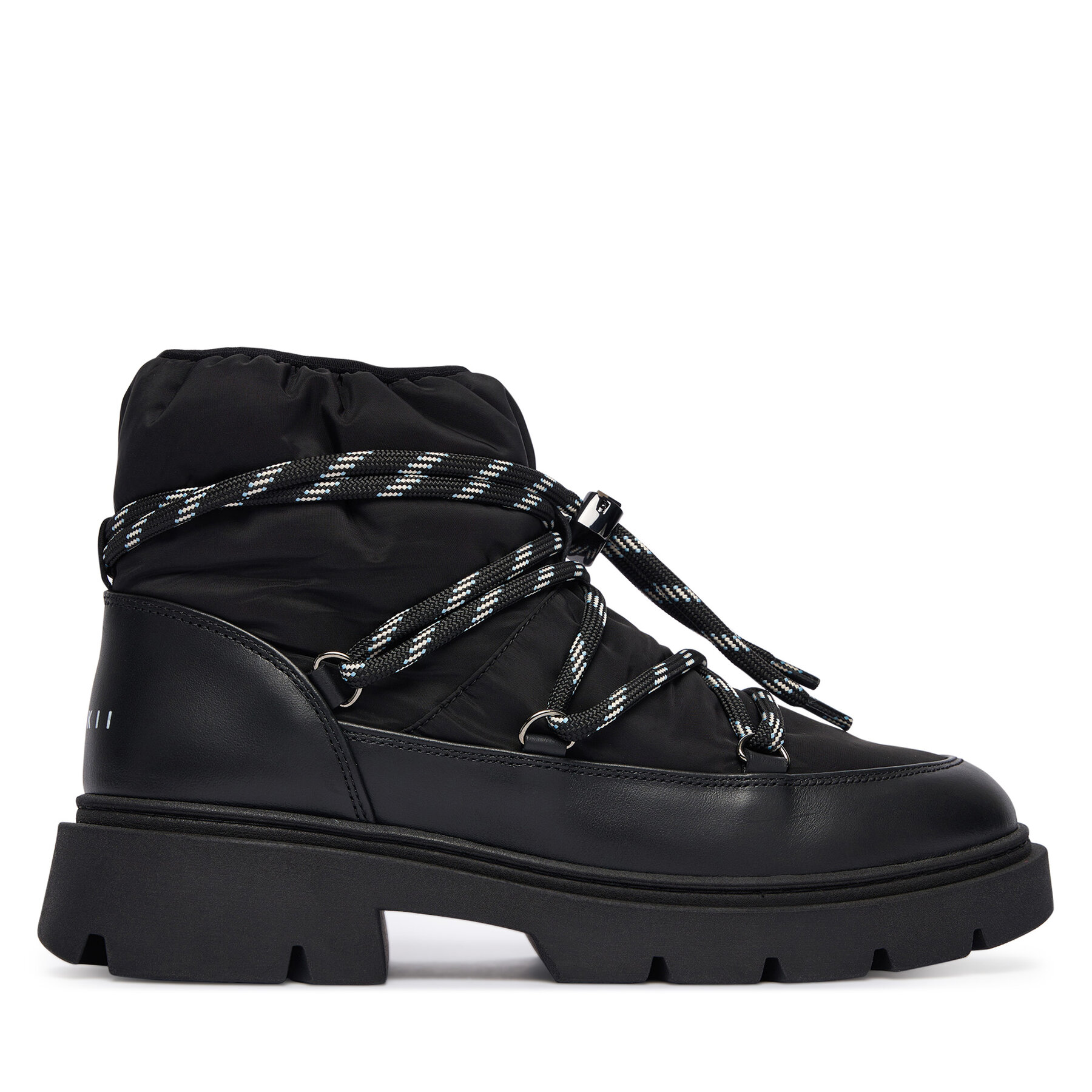 Stivali da neve Inuikii Biker Puffer 1002.001.0021 Nero