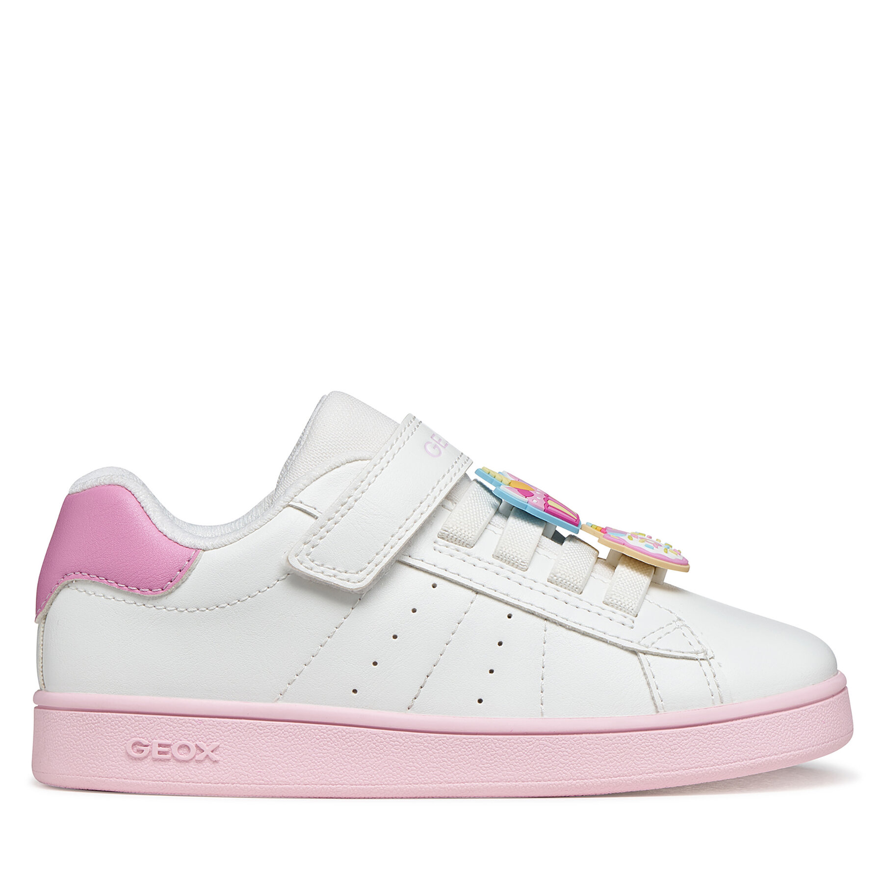 Сникърси Geox J Eclyper Girl J65LRF 000BC C1364 D Бял