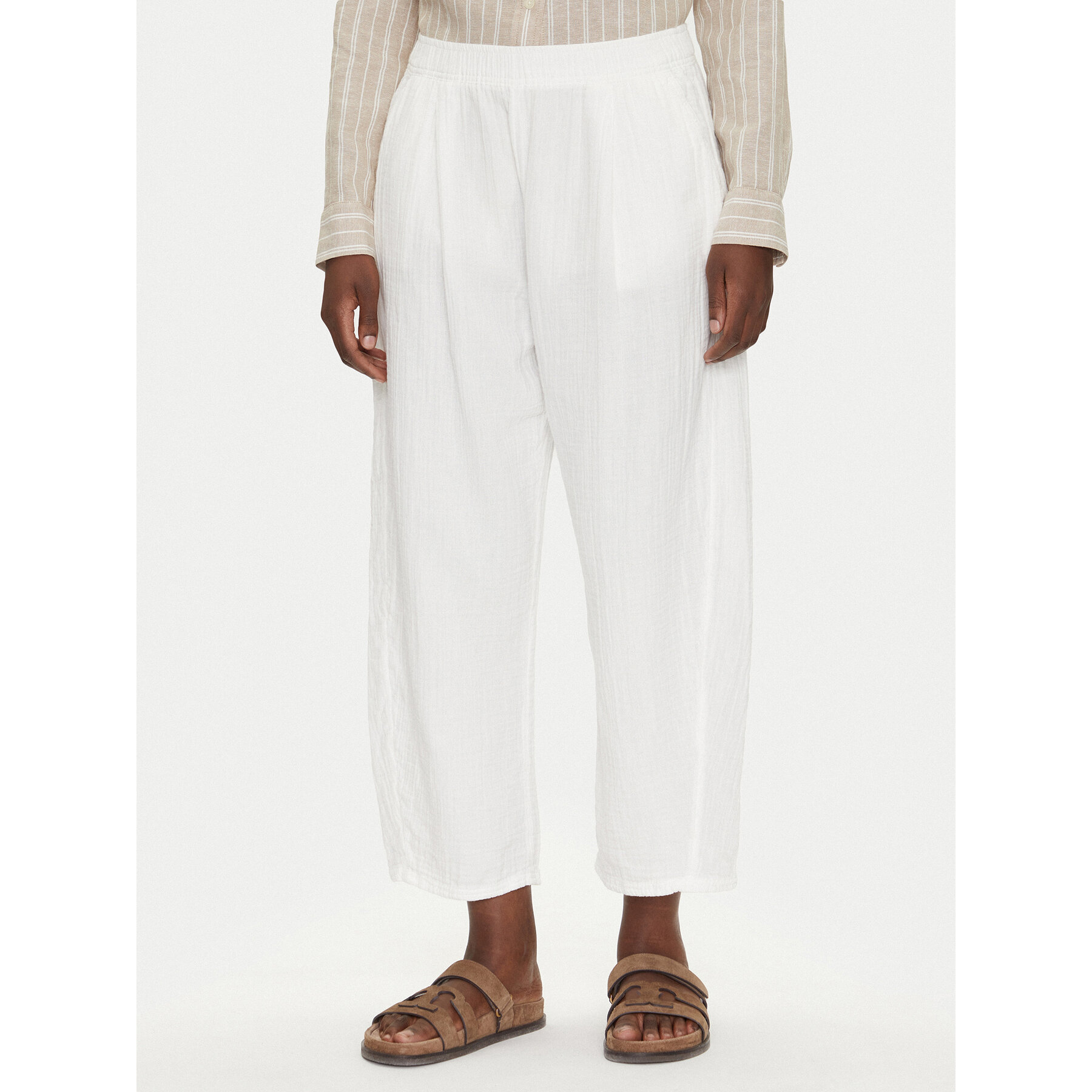 Gap Stoffhose 713952-00 Weiß Regular Fit
