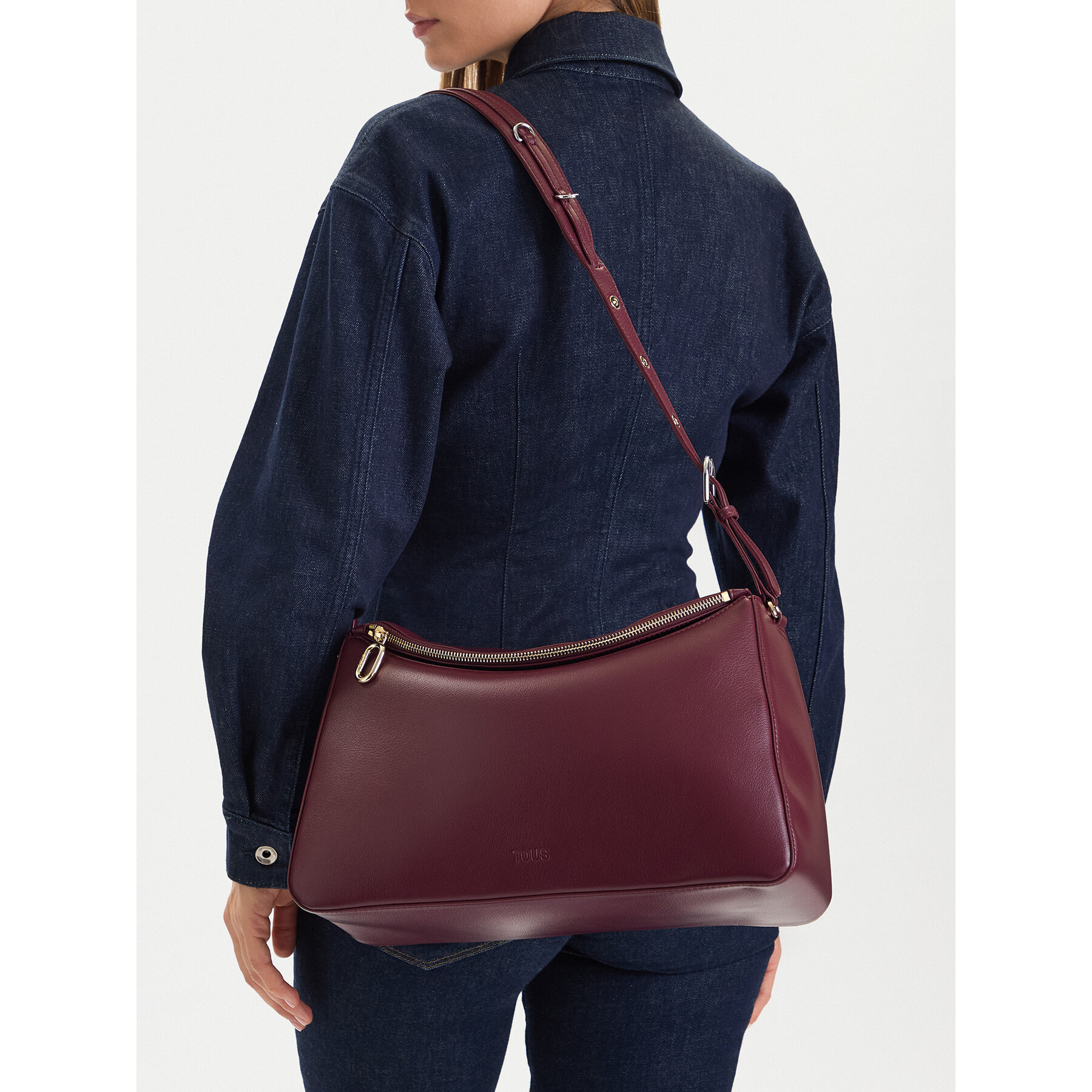 Дамска чанта TOUS City 2002303321 Бордо
