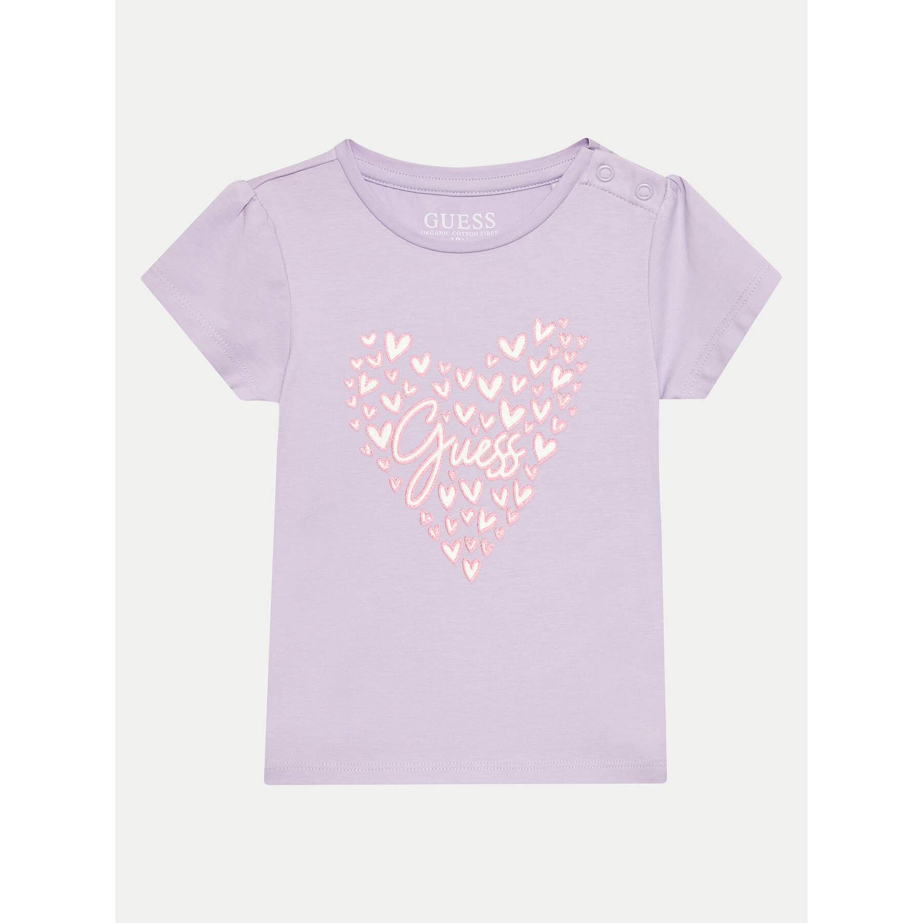 Guess T-Shirt A4GI01 K6YW4 Μωβ Regular Fit