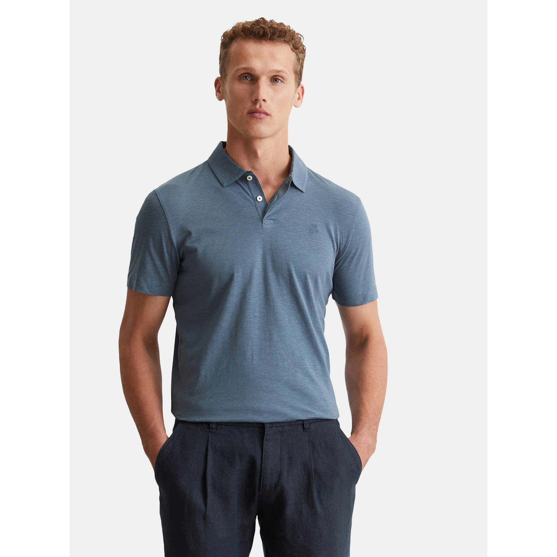 Marc O'Polo Polo 536 2176 53018 Blu Shaped Fit