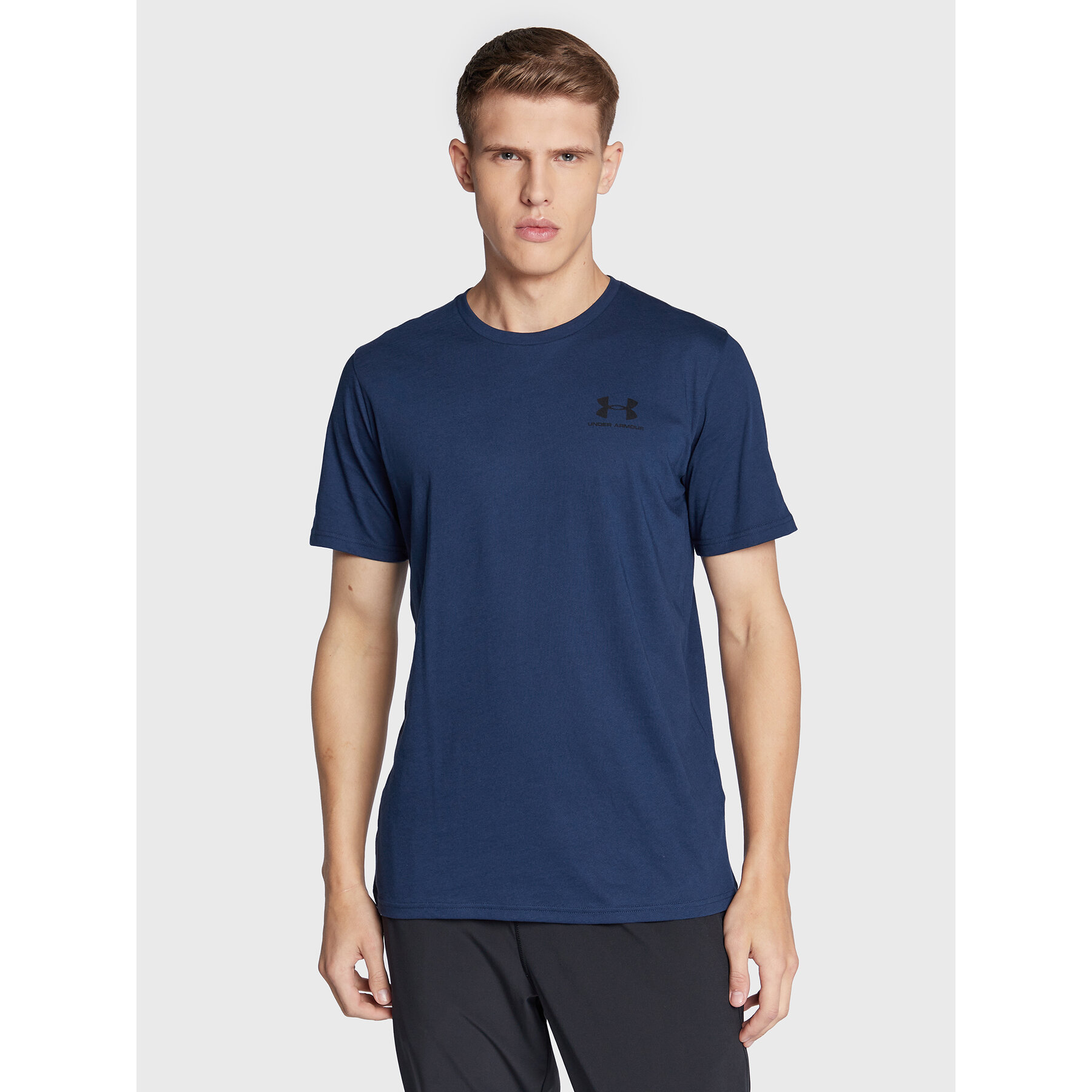 Under Armour T-Shirt Ua Sportstyle 1326799 Σκούρο μπλε Loose Fit
