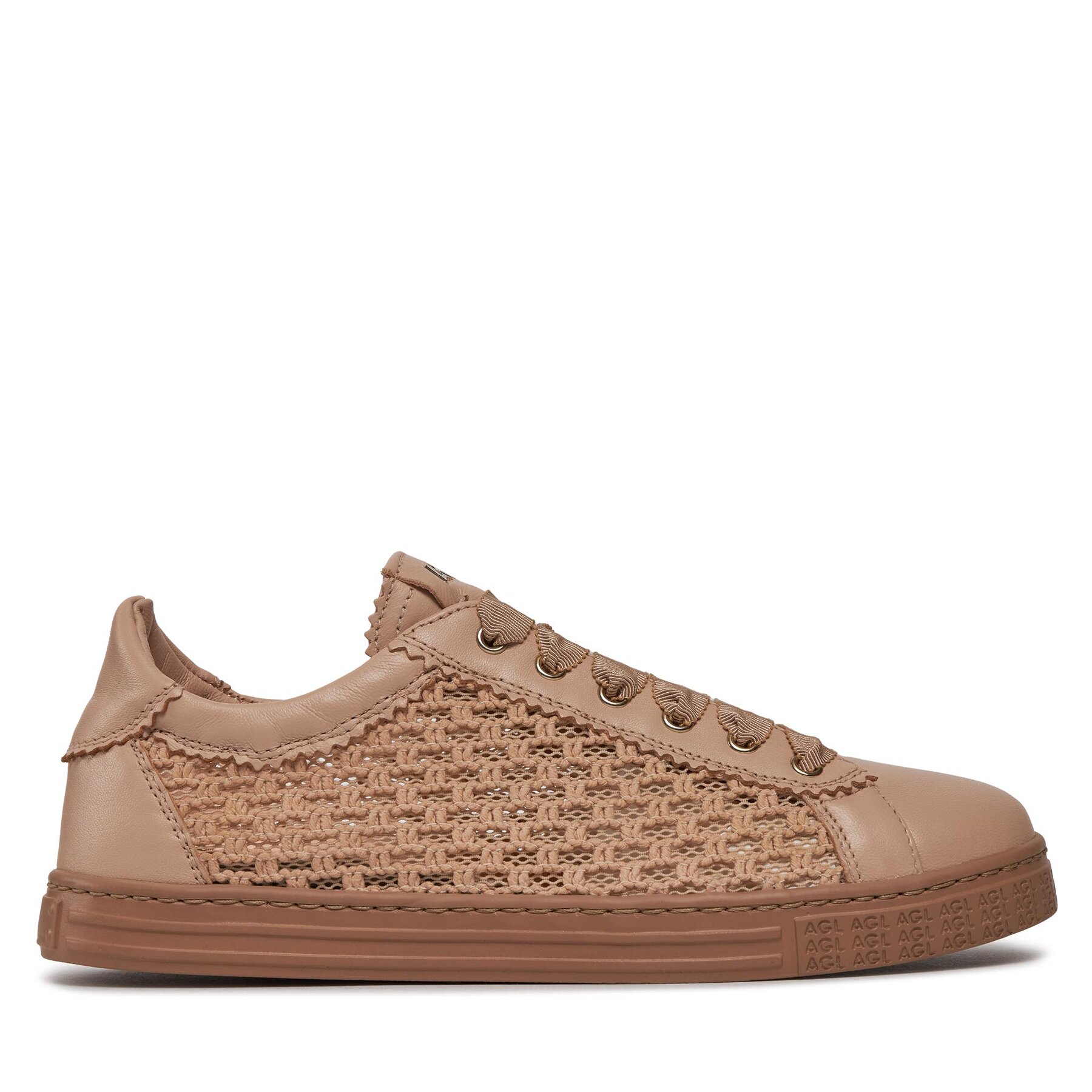 Zapatillas AGL Sade Plots D936133PGK7645F680 Beis