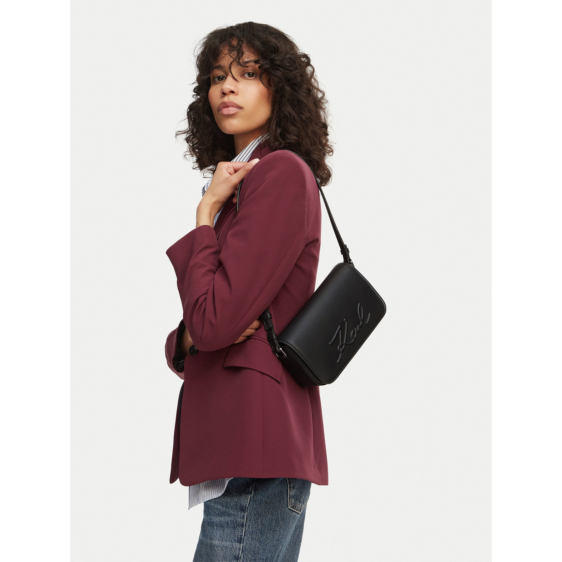 Geantă KARL LAGERFELD B2W30222 Negru