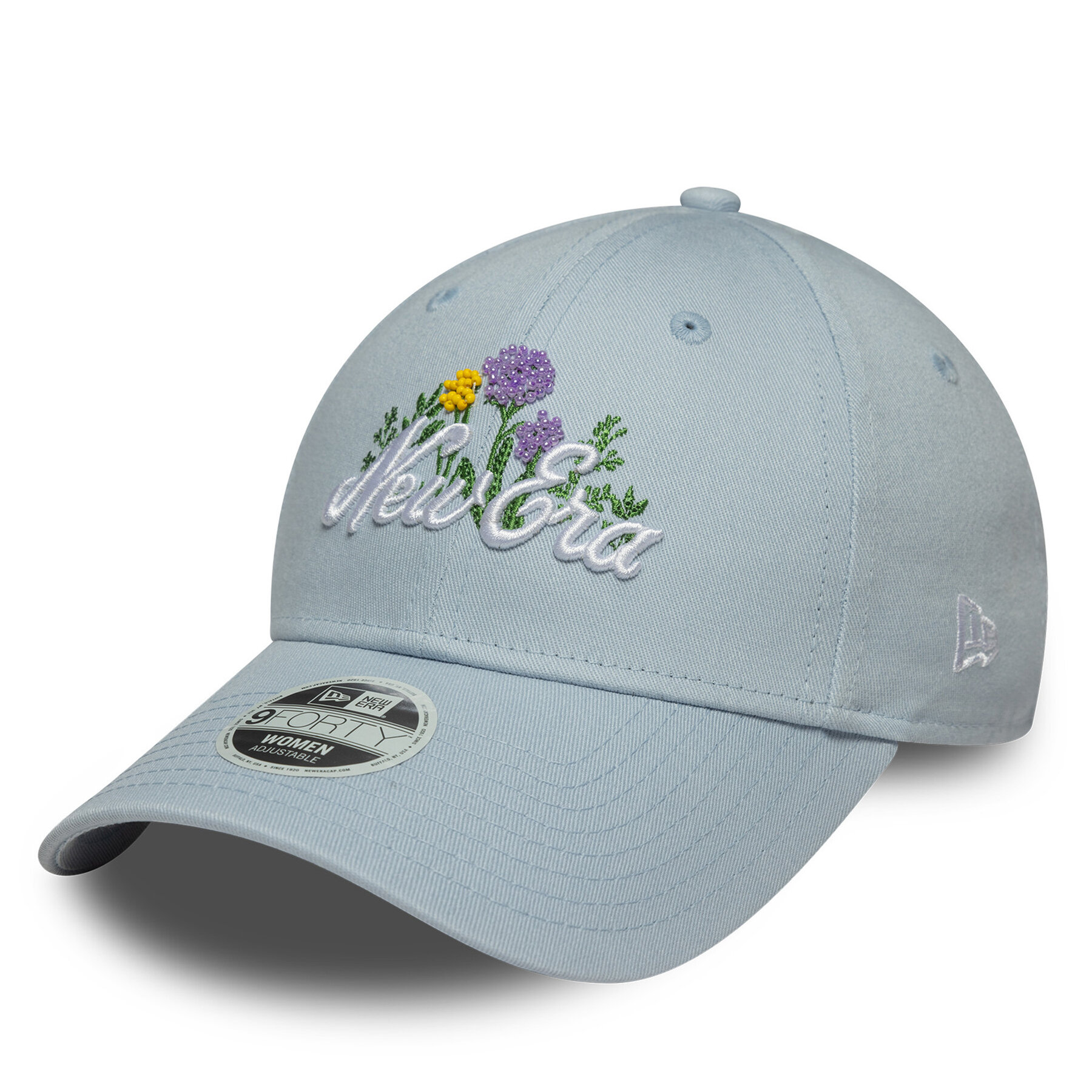 Шапка с козирка New Era Beaded 9FORTY 60667659 Светлосиньо
