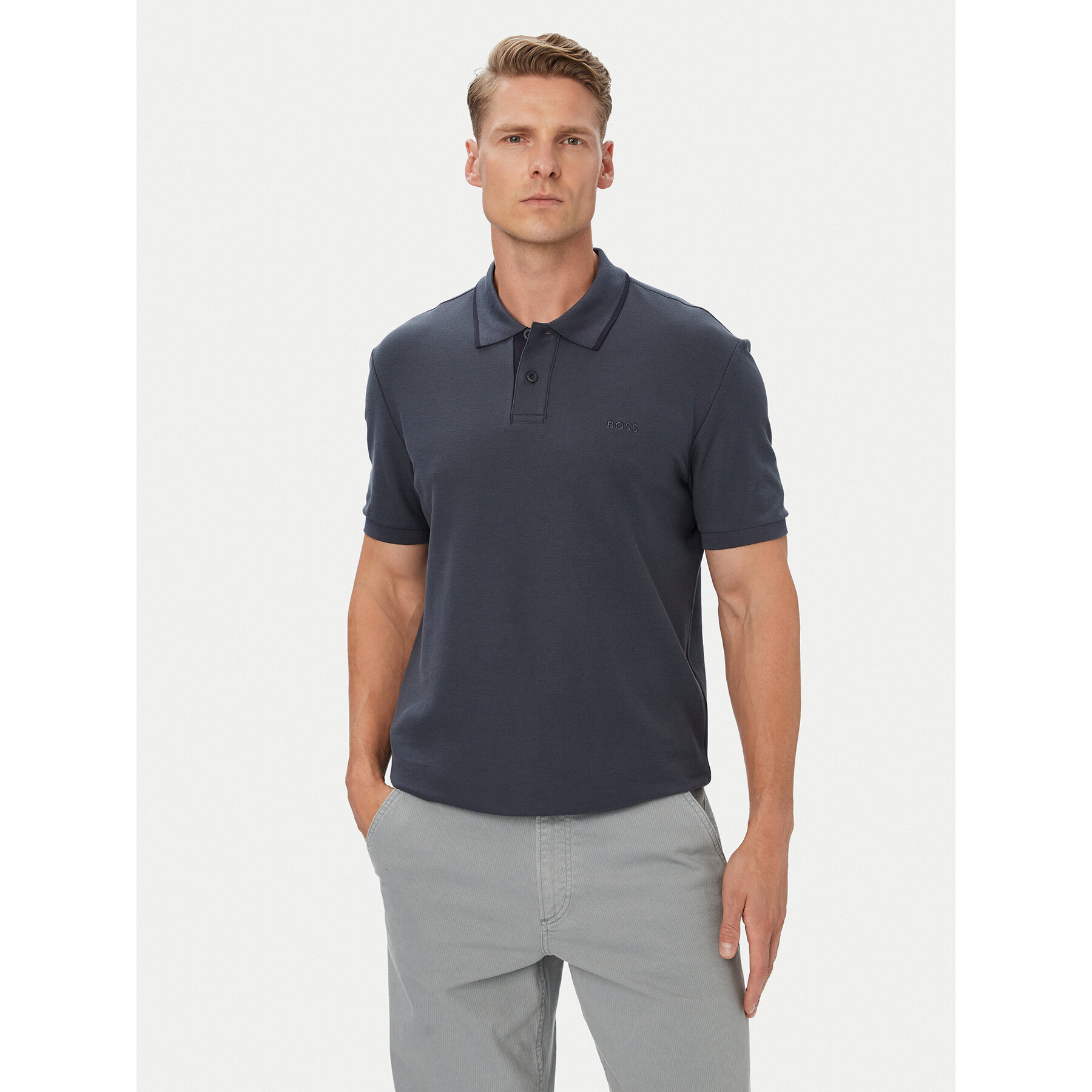 BOSS Poloshirt Phoenix 50560227 Dunkelblau Regular Fit