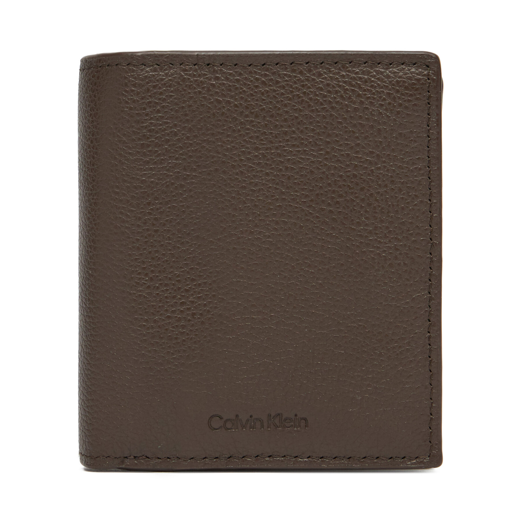 Portofel Mare pentru Bărbați Calvin Klein Micropebble Comp Trifold W Coin LV04D1034G Maro
