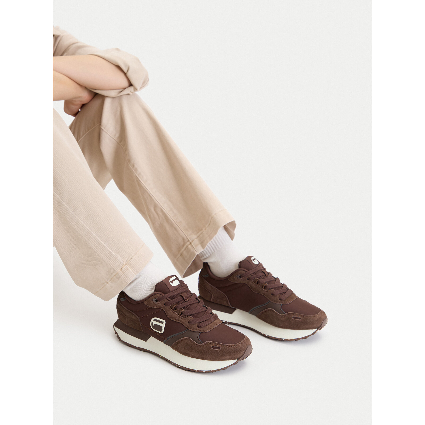 Sneakersy G-Star Raw CEO-YG240116-02L Hnedá