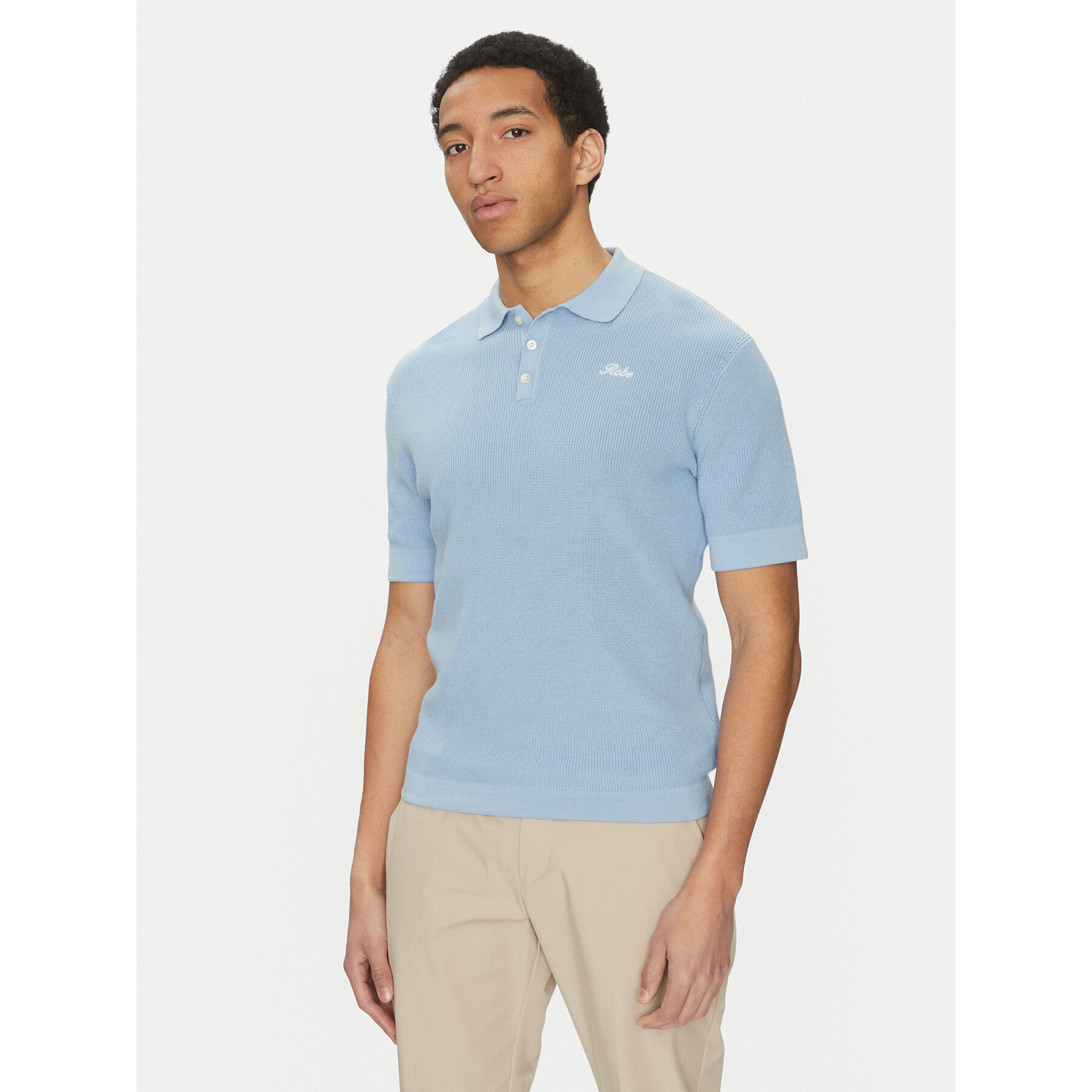 Robe di Kappa Polo majica Robe Giovani 63127ZW Modra Regular Fit