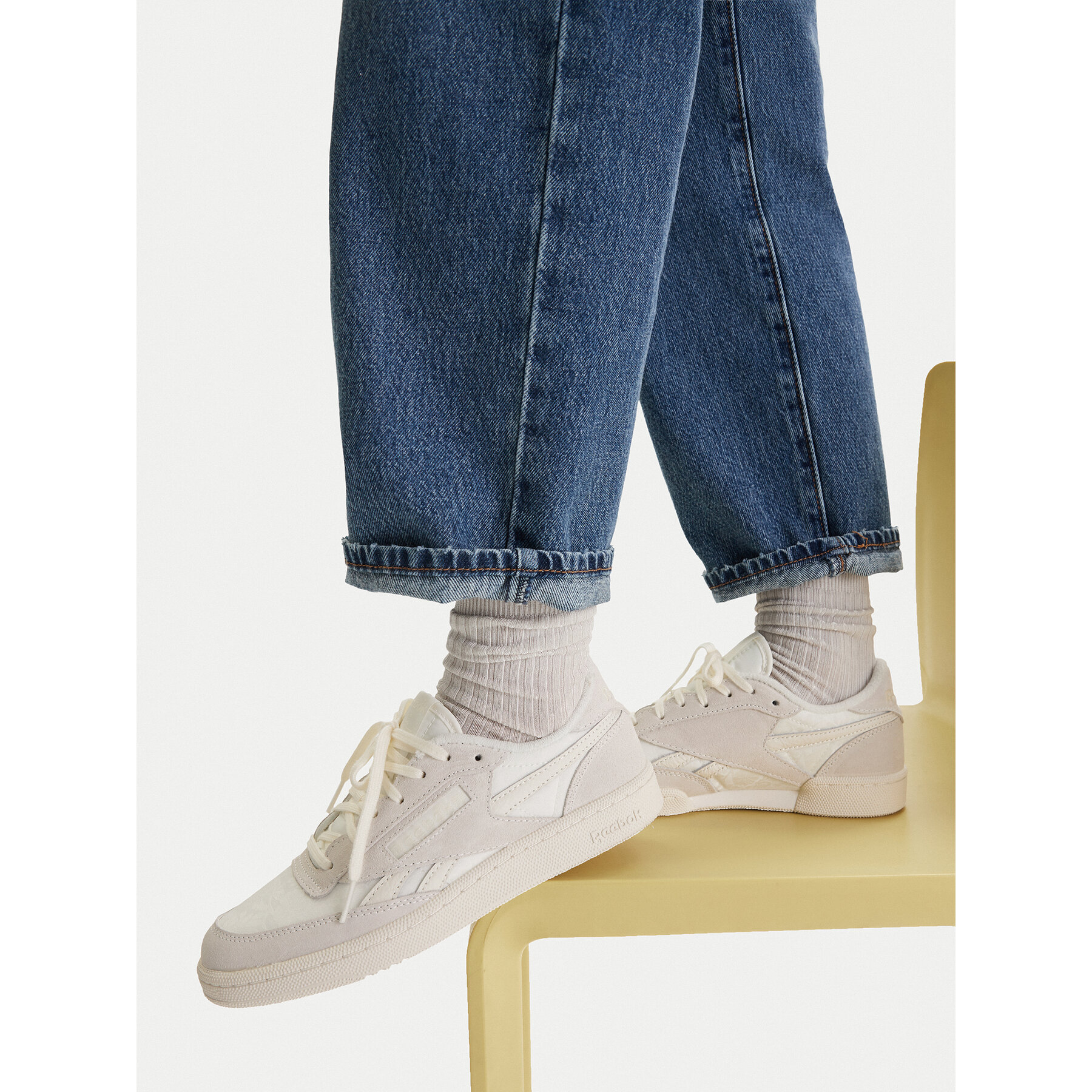Tenisice Reebok EO-CLUB C REVENGE VINTAGE II 100244745 Écru