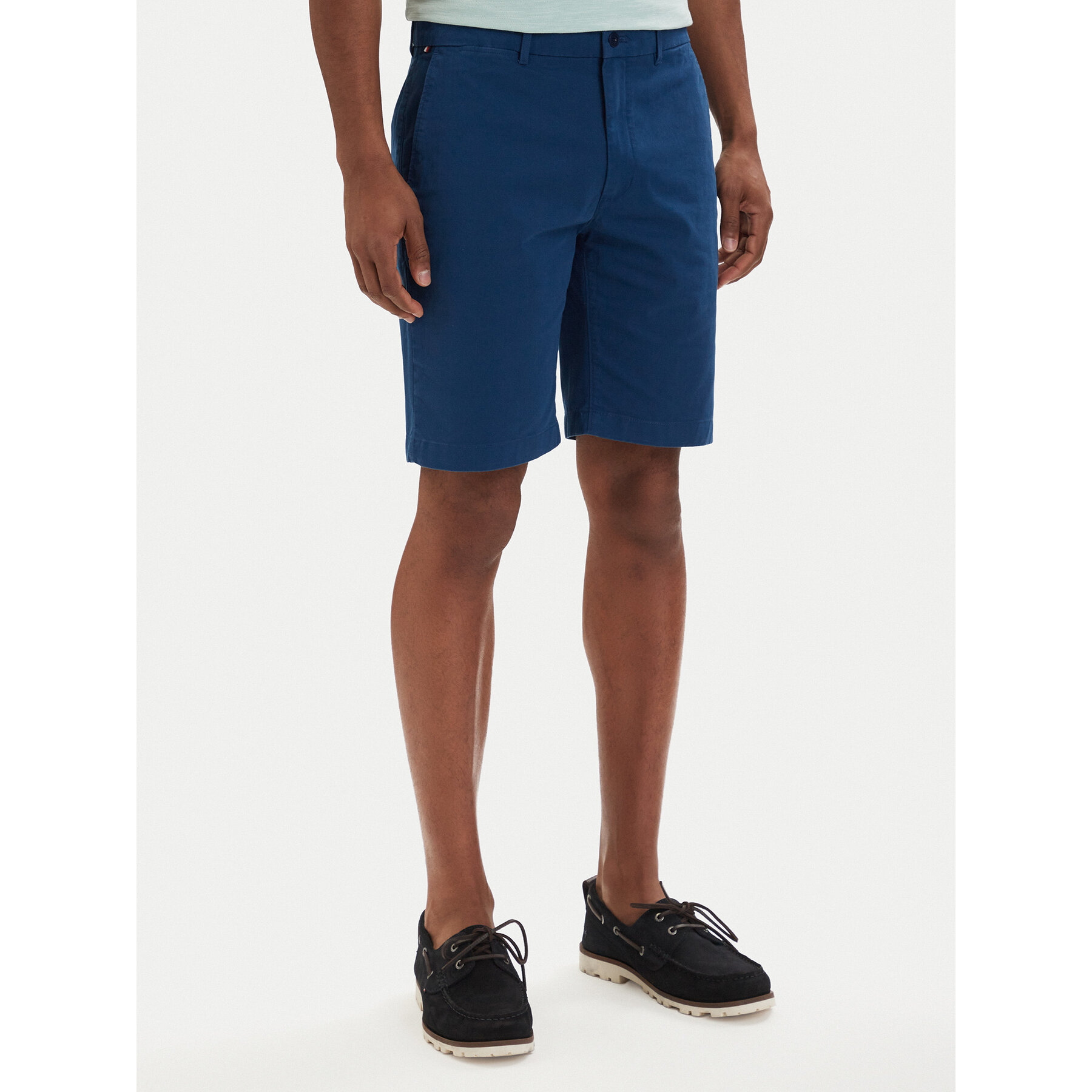Tommy Hilfiger Stoffshorts Denton 9.5 MW0MW42351 Blau Slim Fit
