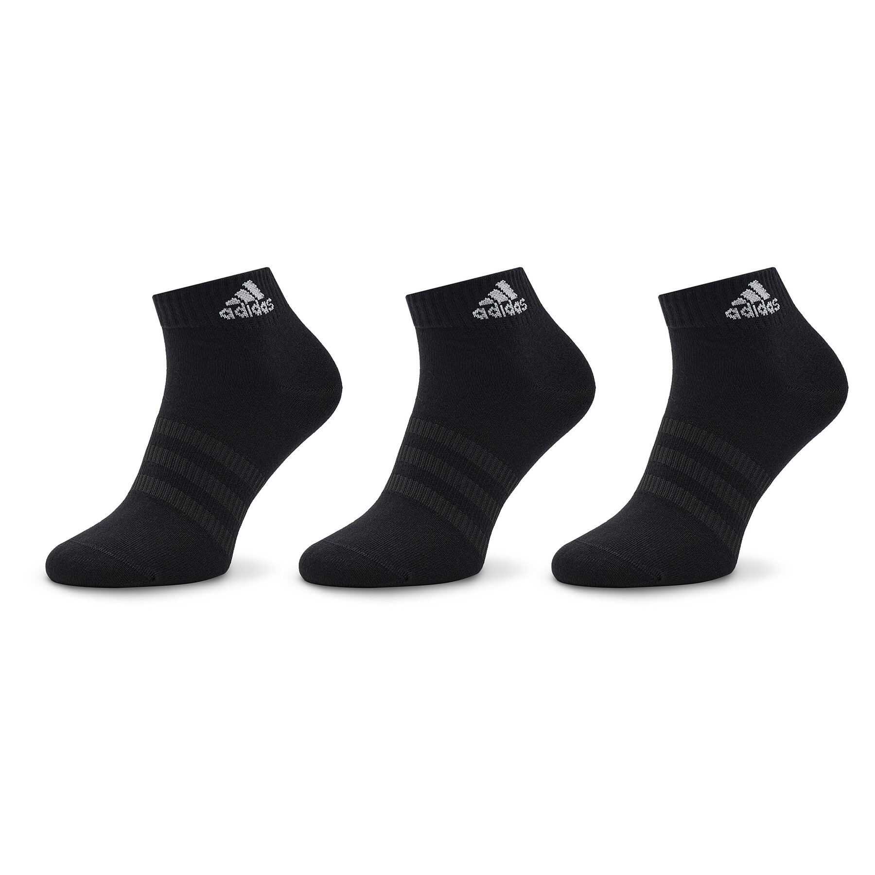 Къси чорапи adidas Thin and Light Ankle Socks 3 Pairs IC1282 Черен