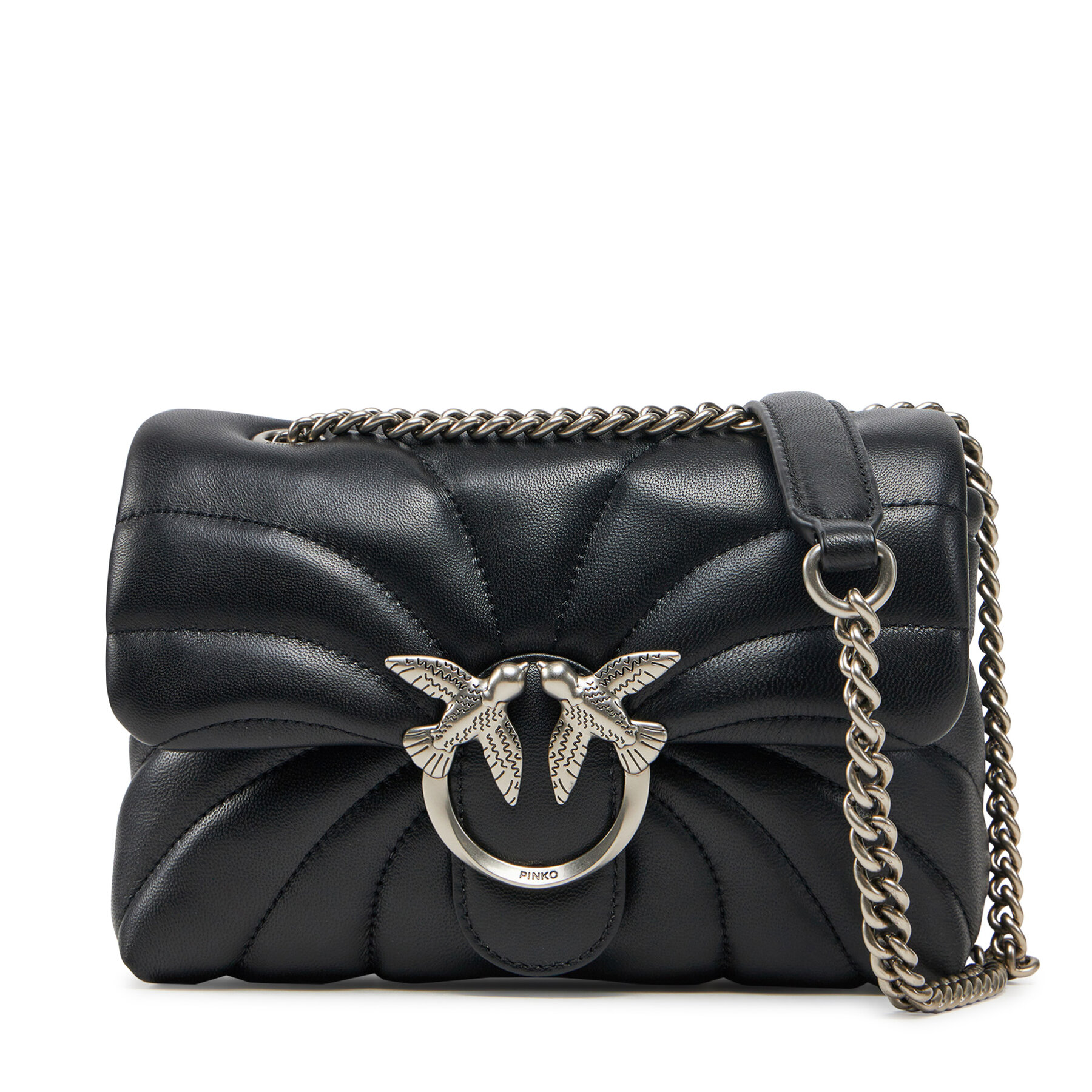 Kabelka PINKO Love Puff Mini Cl AI 24-25 PLTT 100039 A1EX Čierna