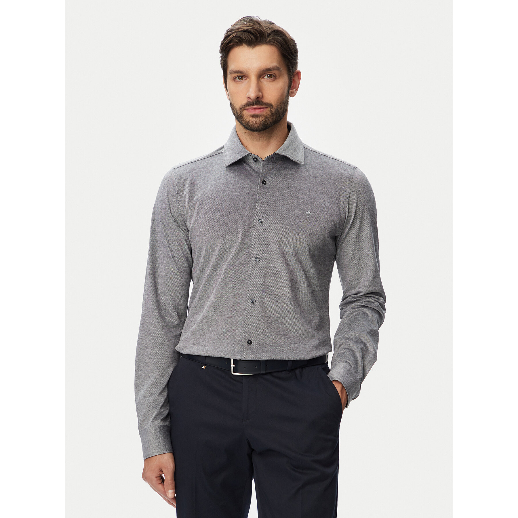 JOOP! Hemd Jsh-275Phil-Jk 30103980 Grau Regular Fit