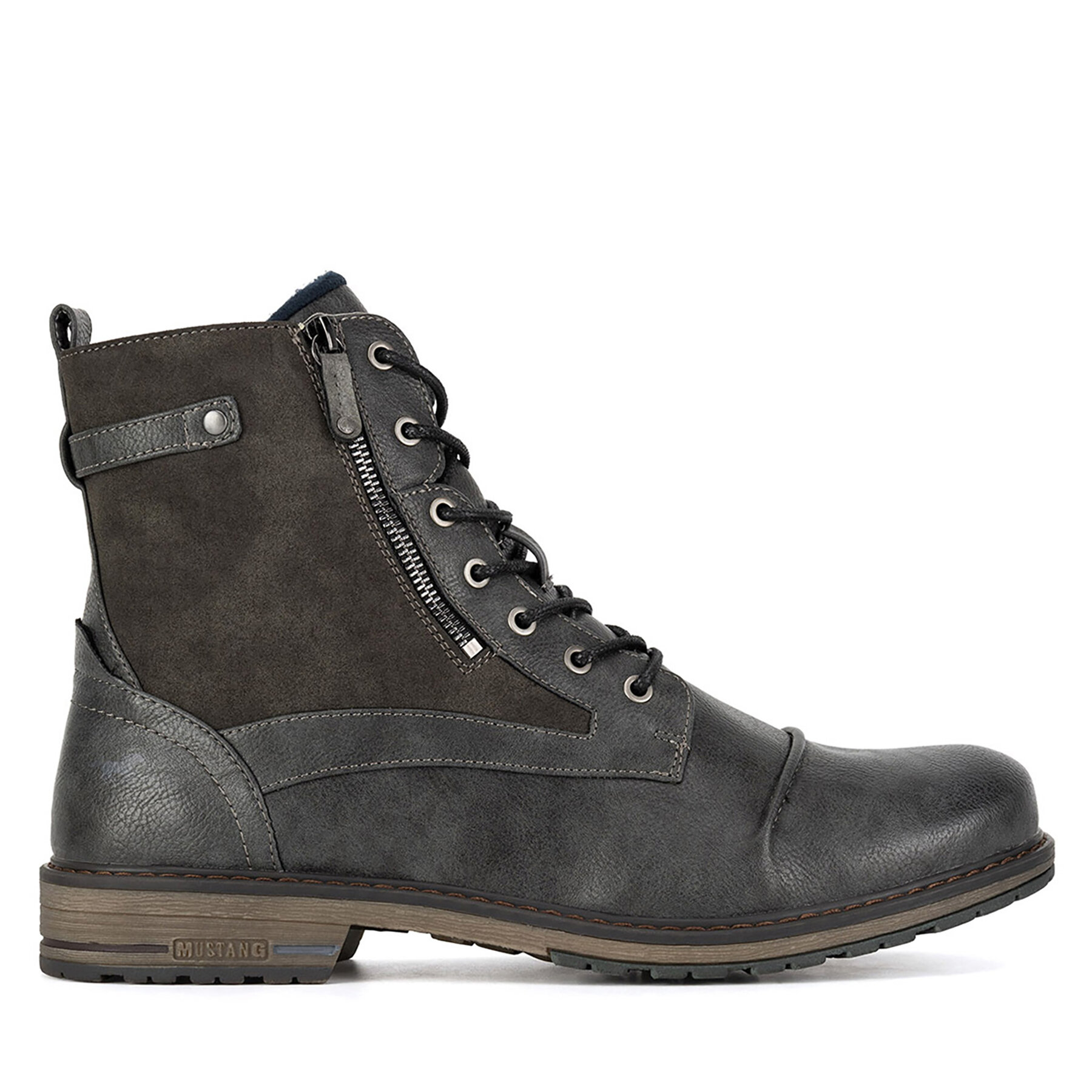 Botines planos Mustang 4157-503 BIG2 Gris