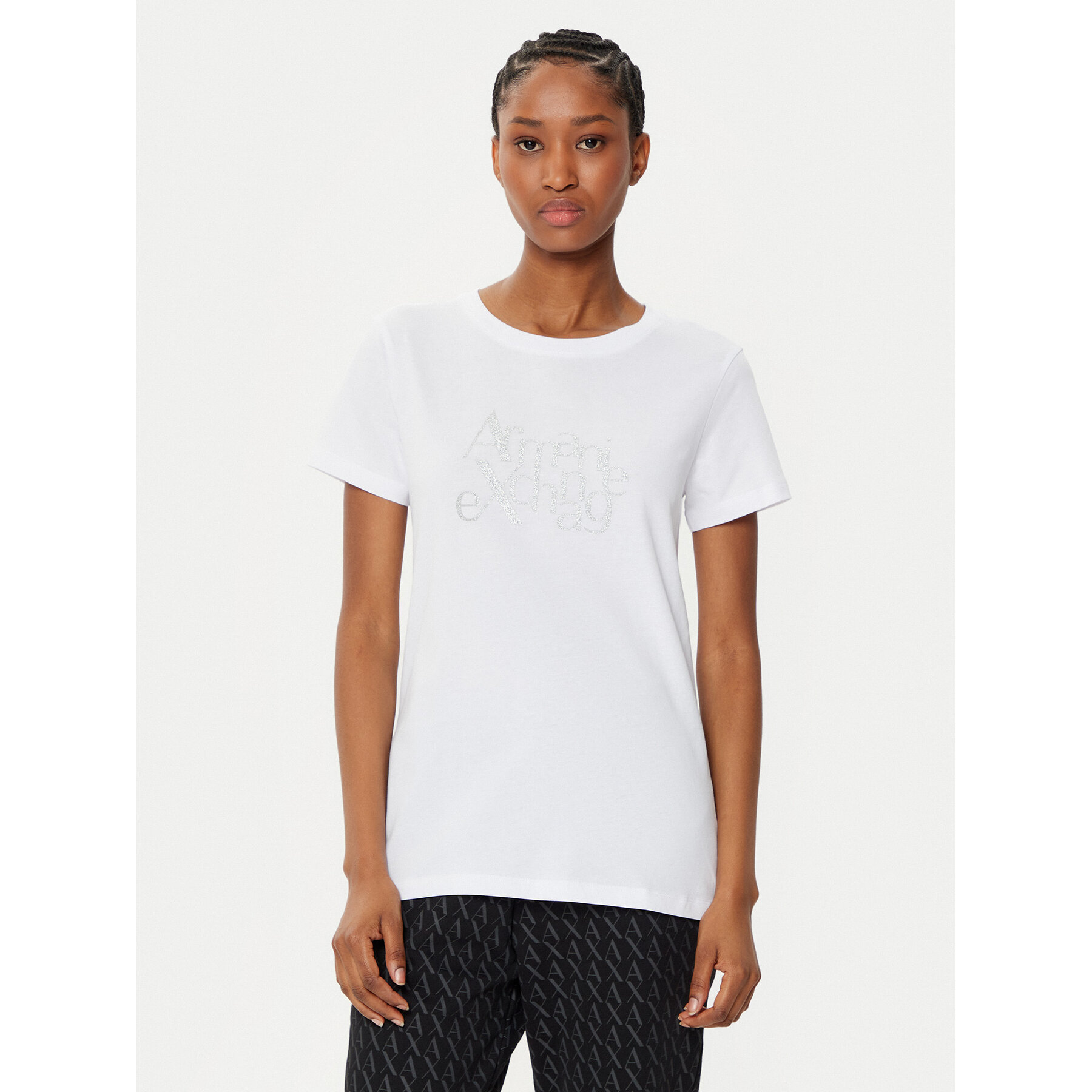 Armani Exchange Póló XW000109 AF10359 U0002 Fehér Regular Fit