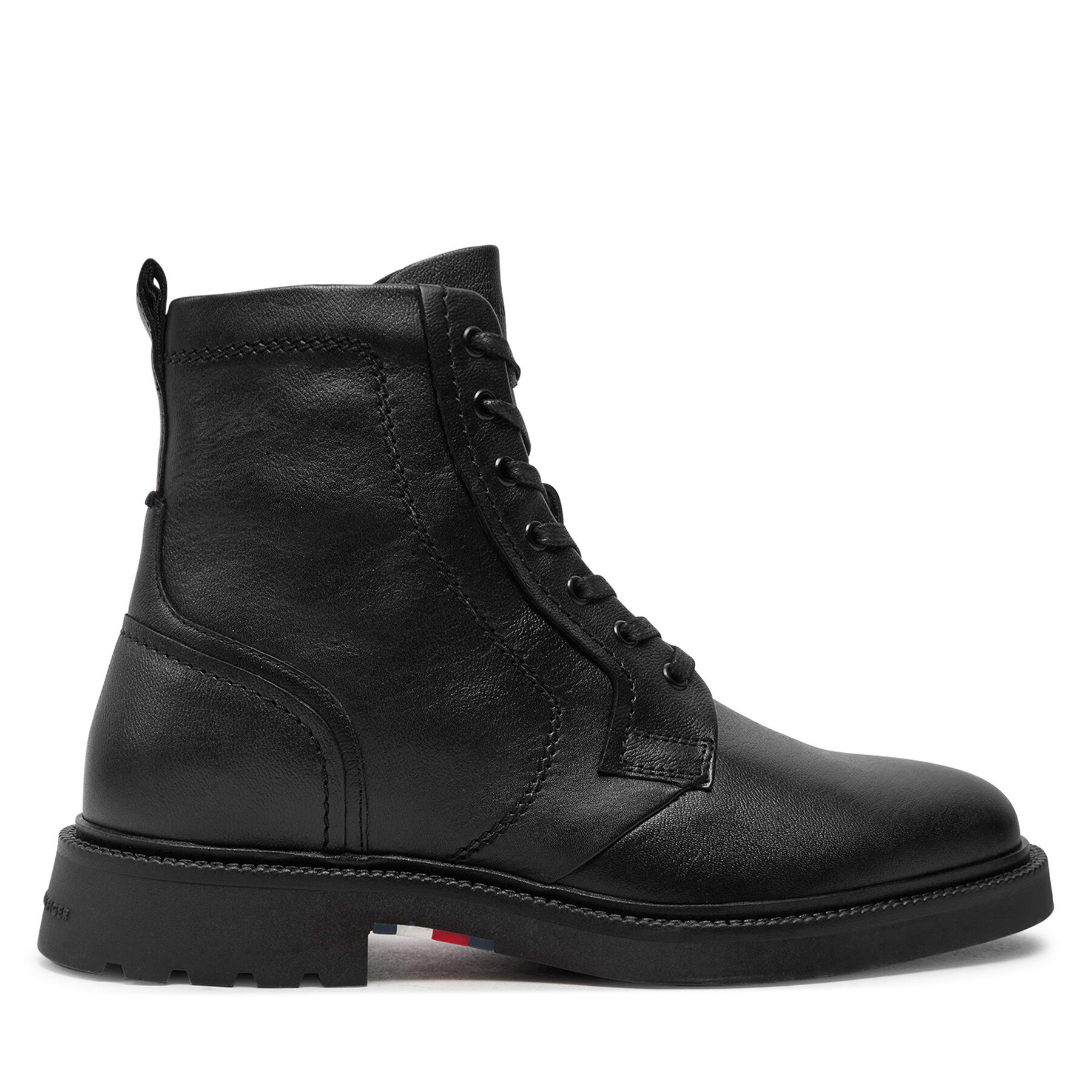 Šnurovacia obuv Tommy Hilfiger FM0FM05183 Čierna