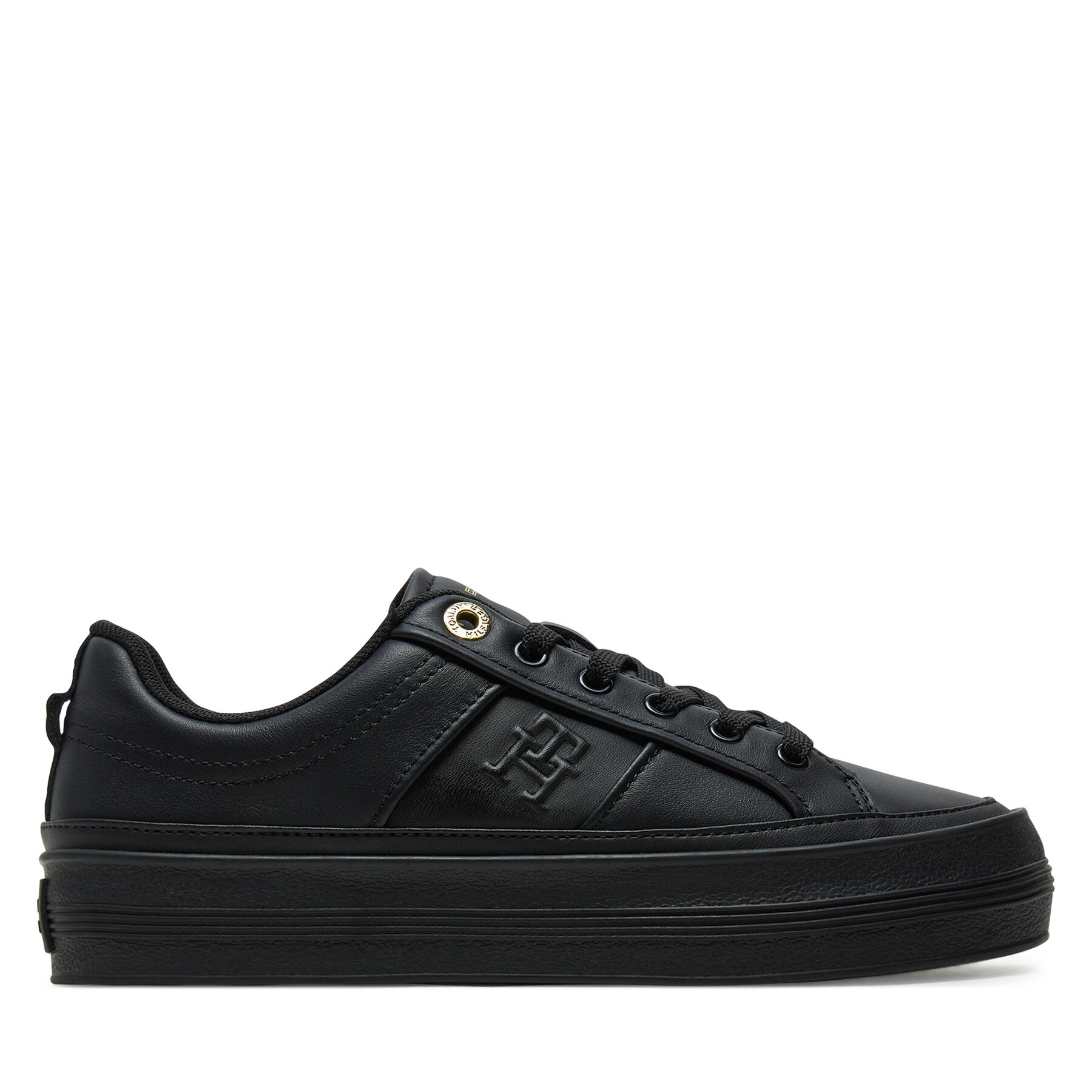 Zapatillas Tommy Hilfiger Essential Vulc Sneaker Monogram FW0FW07945 Negro
