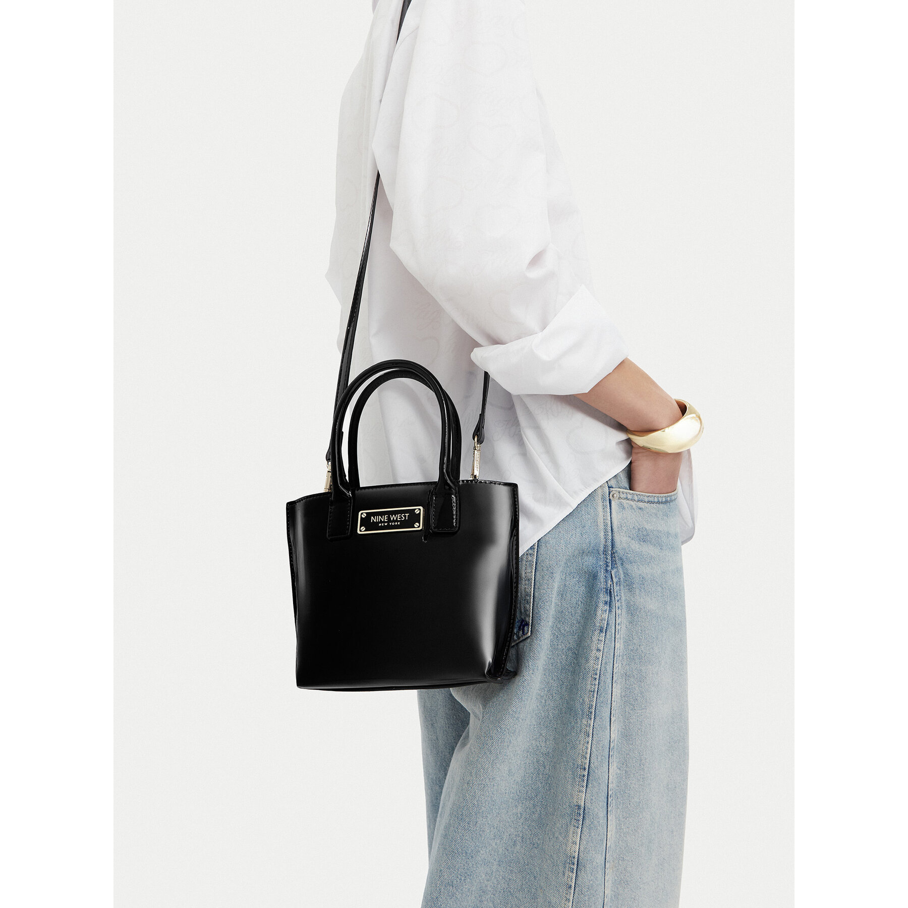 Torbica Nine West CEO-CLASSIC EDGE-LA374-4770 Crna