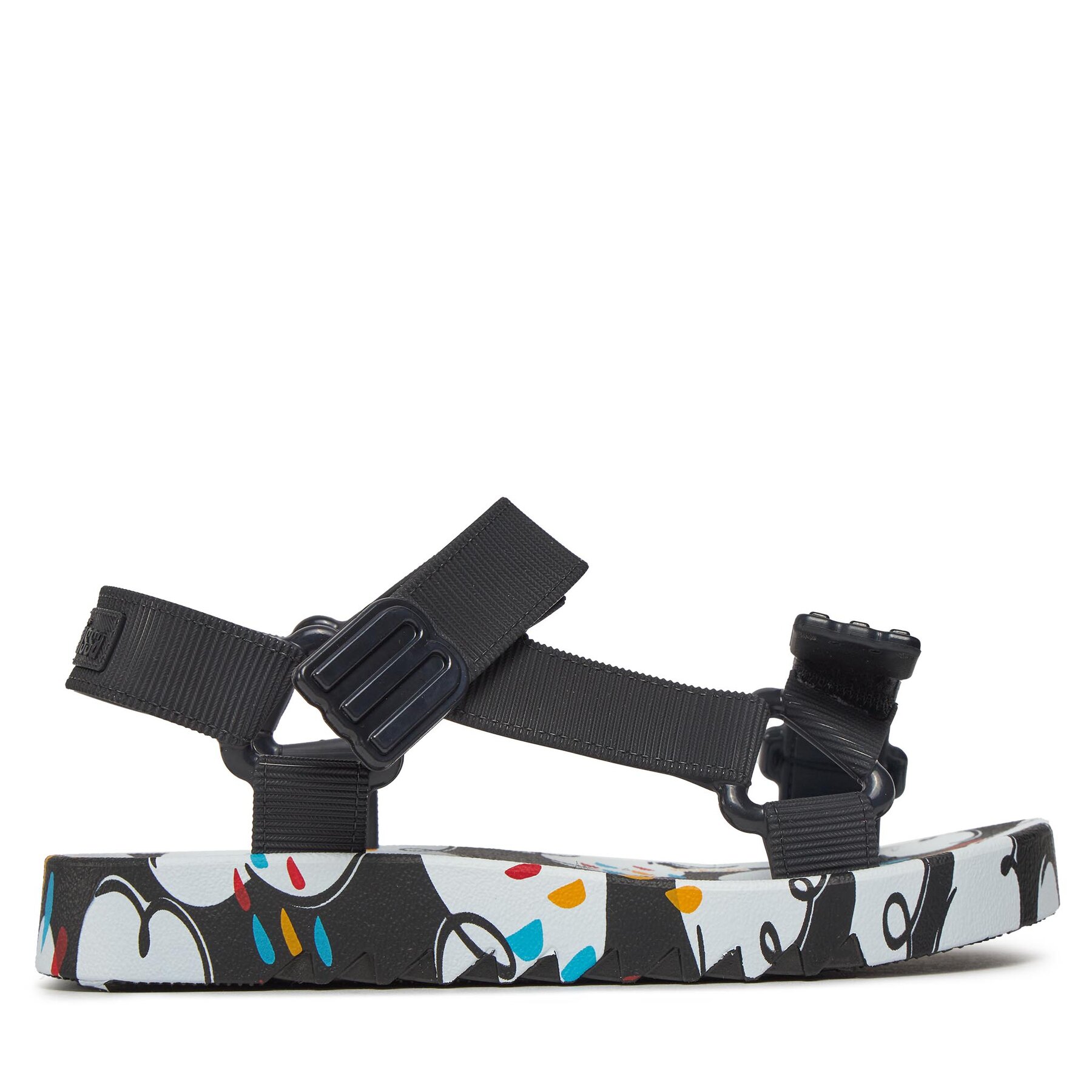 Dziecięce Melissa Sandały, Rozmiar 34 Czarny Mini Melissa Playtime Inf 35691