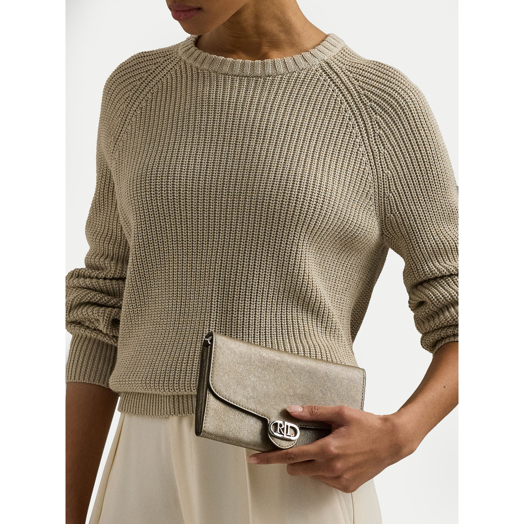 Τσάντα LAUREN RALPH LAUREN Adair 20 431941880001 Χρυσό