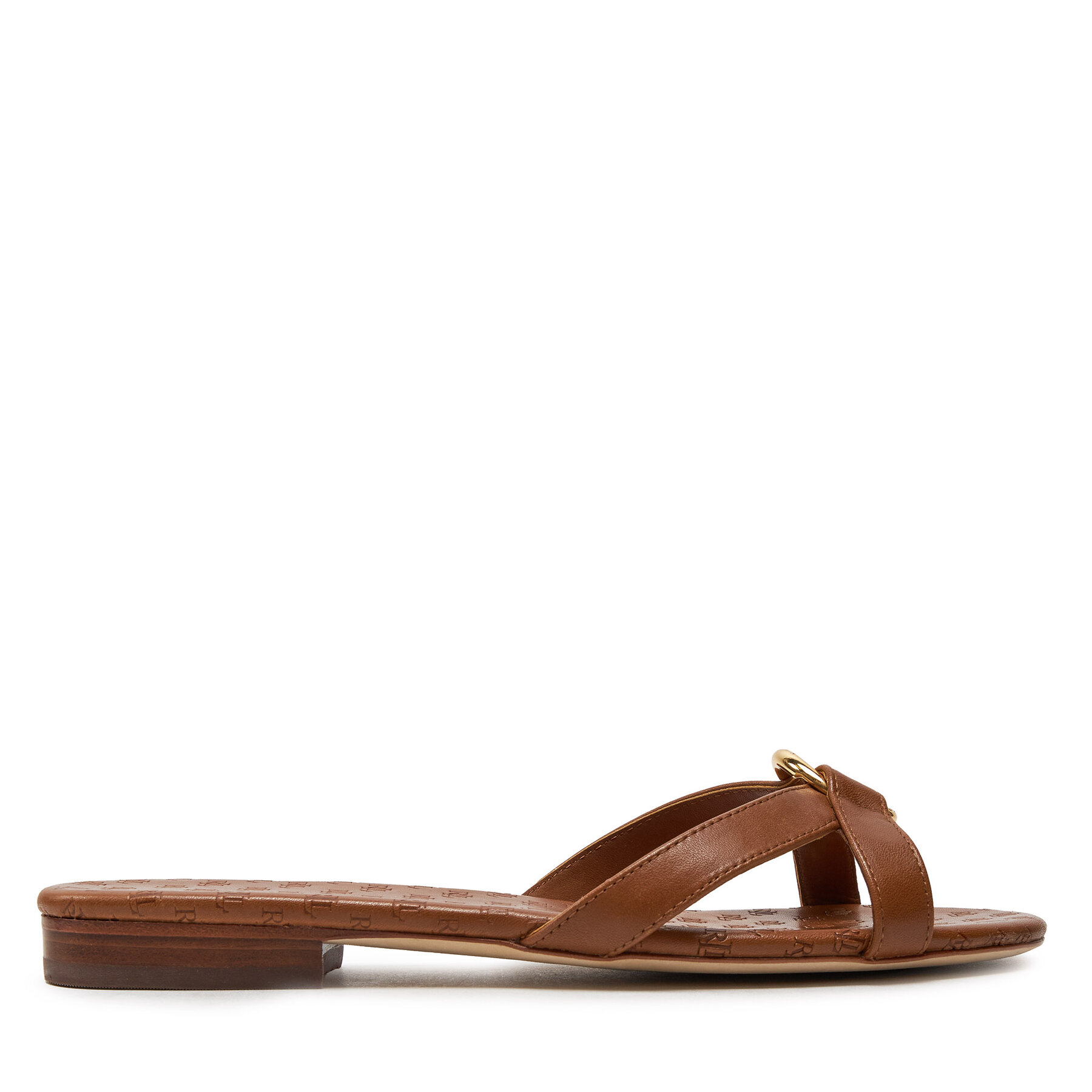 LAUREN RALPH LAUREN Παντόφλες Lauren Ralph Lauren 802927945002 Καφέ