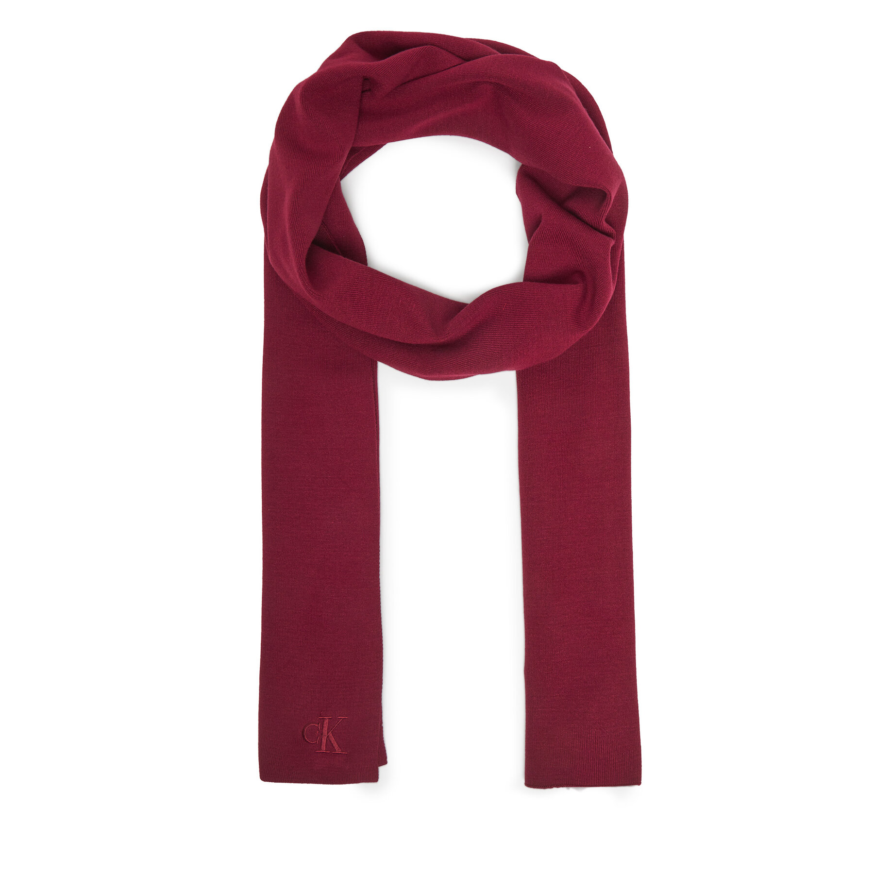 Sciarpa Calvin Klein Fine LV04D8021G Bordeaux
