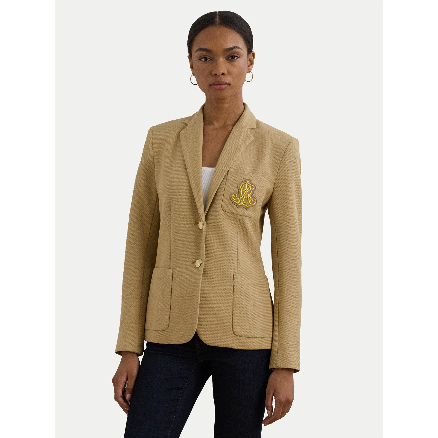 Lauren Ralph Lauren Sakko 200797305013 Beige Regular Fit