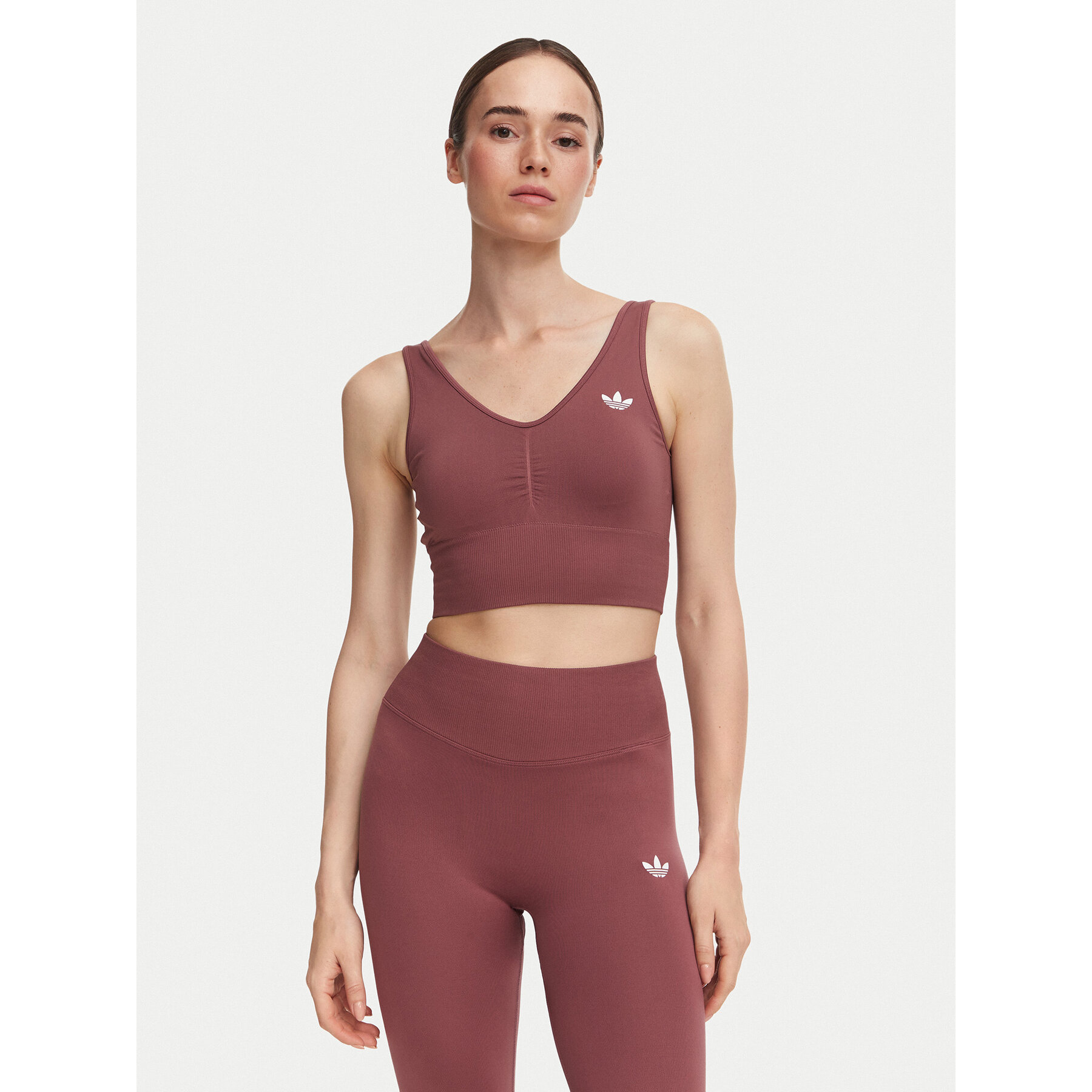 adidas Špotni nedrček Essentials Seamless Bralette KU9730 Roza