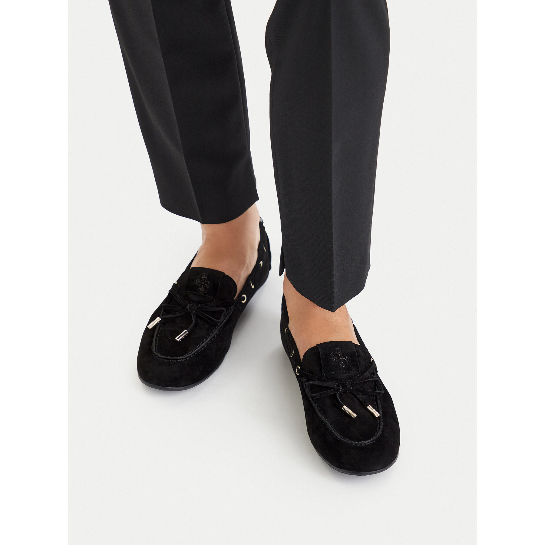 Mokasíny Guess FLPAIS SUE14 Čierna