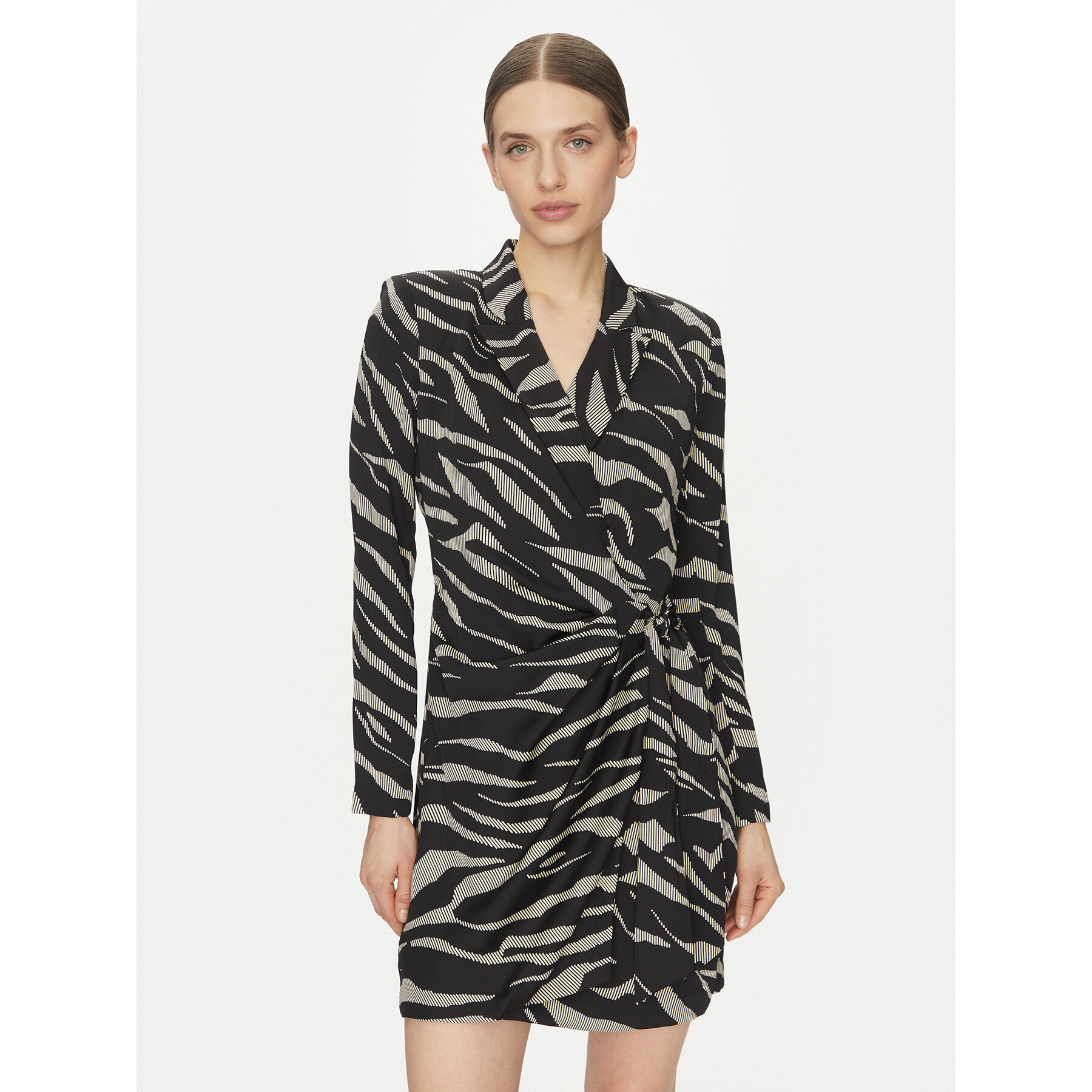 DKNY Coctailkleid DD4J6D32 Schwarz Slim Fit