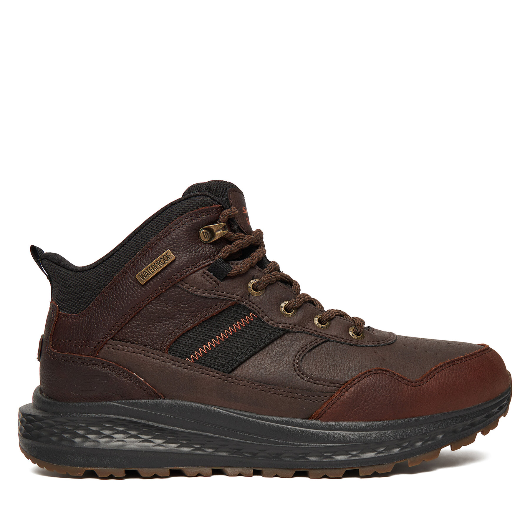 Šnurovacia obuv Skechers Slade Ultra 211182 RDBR Hnedá