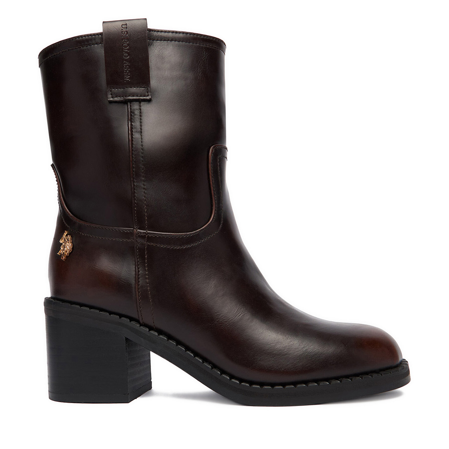 Členková obuv U.S. Polo Assn. EO-KATIA001W/EY1 Hnedá