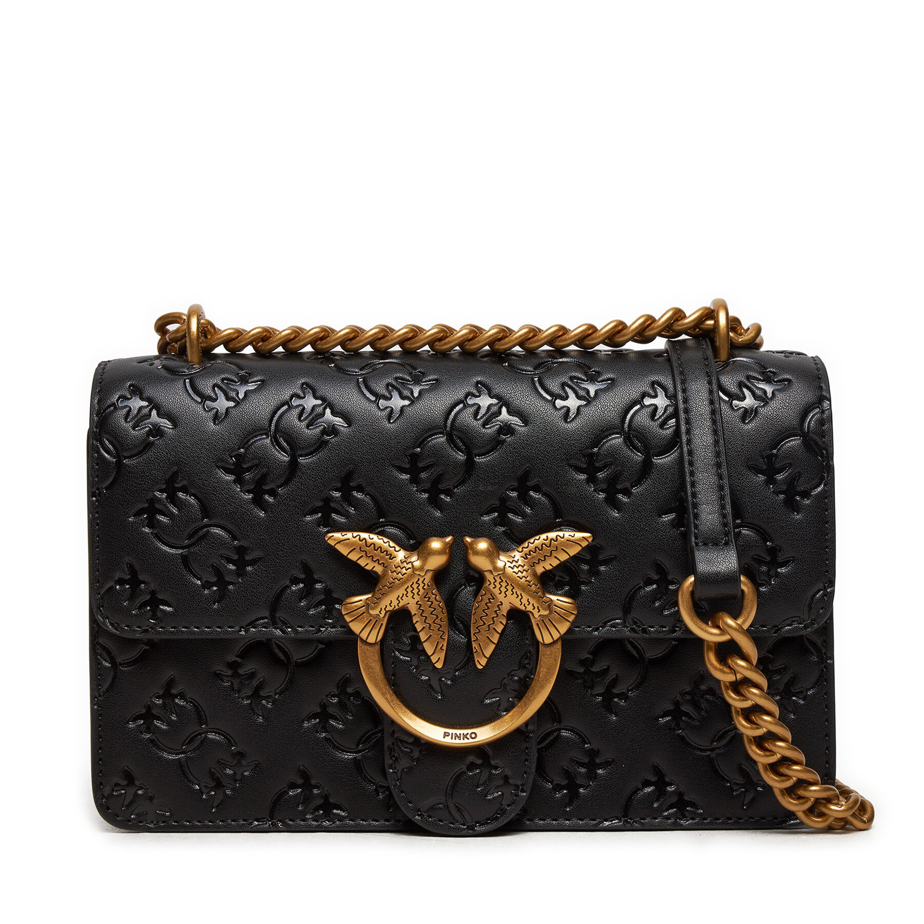 Borsetta Pinko Love One Mini Dc AI 24-25 PLTT 100074 A1YB Nero