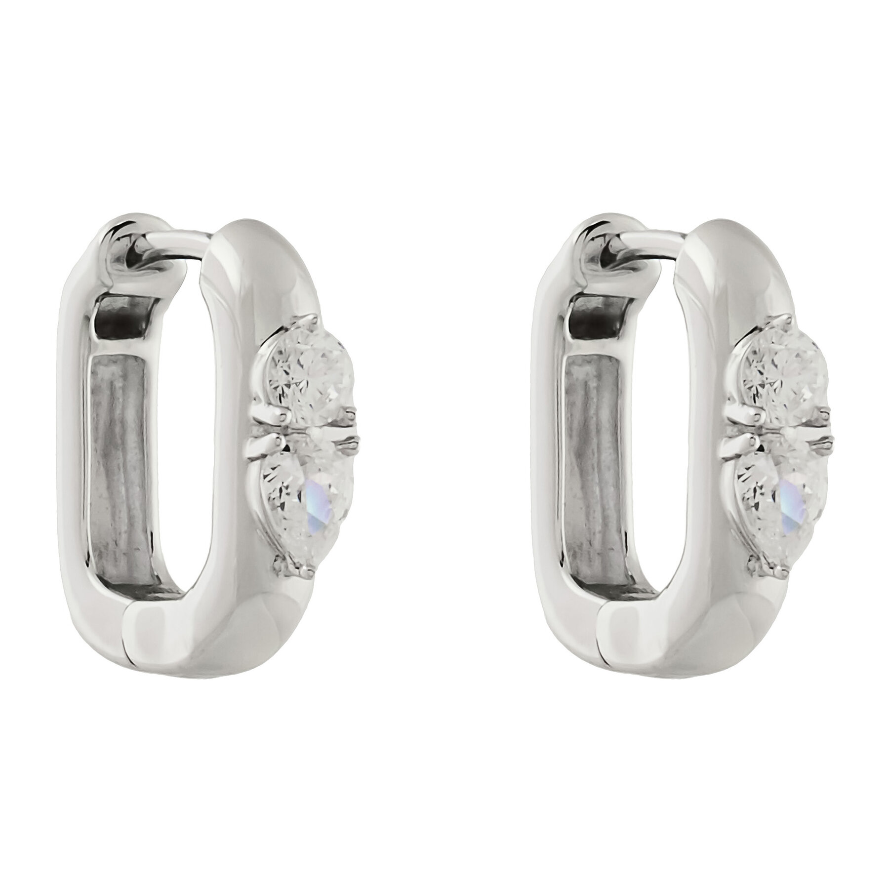 Fülbevaló Guess JSBE04 519JW Ezüst