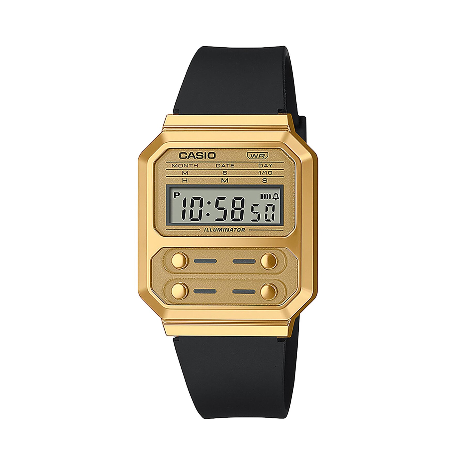 

Годинник Casio A100WEFG-9AEF Gold/Black, Золотий