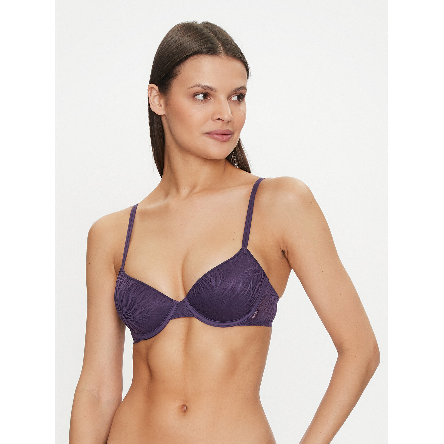 Calvin Klein Underwear Melltartó alsó huzallal 000QF6875E Lila