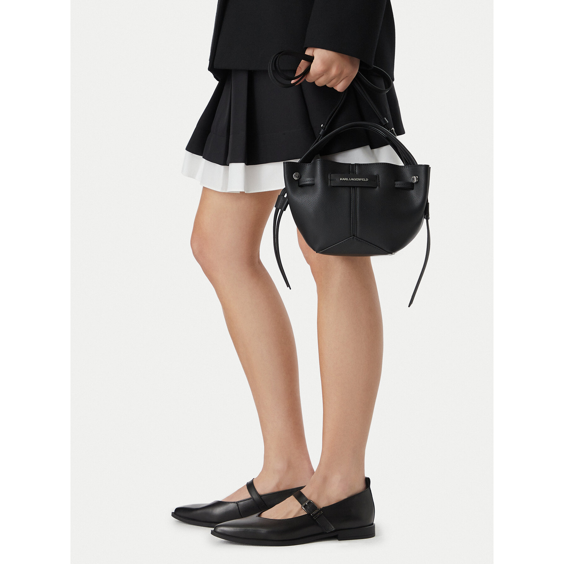 Geantă KARL LAGERFELD B3W30280 Negru