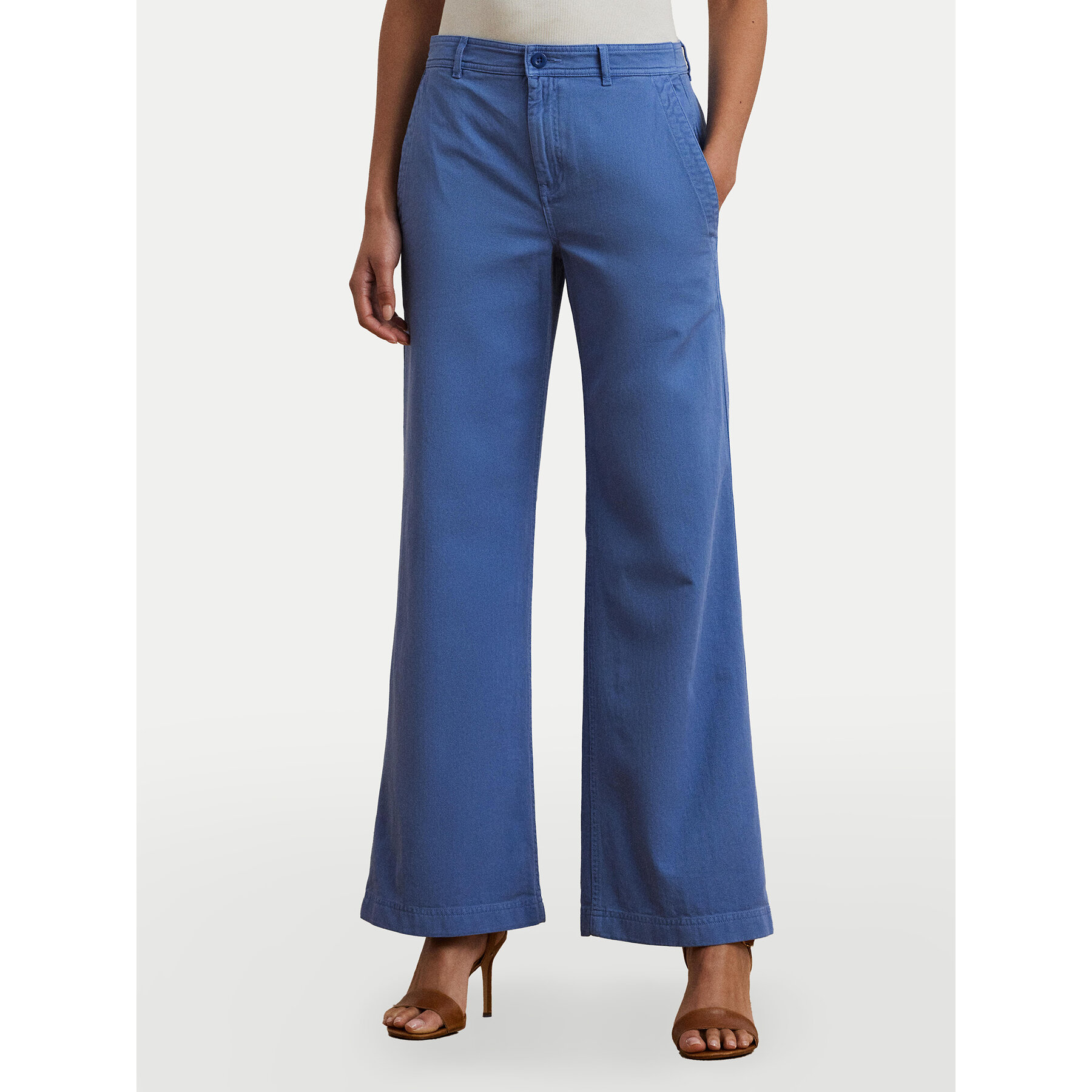 LAUREN RALPH LAUREN Stoffhose 200965654003 Blau Regular Fit