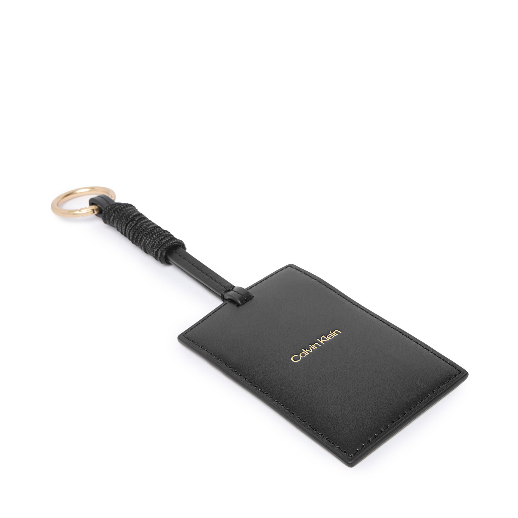 Калъф за ключове Calvin Klein Foil Logo Lacing Cardcase Charm LV04F1259G Черен