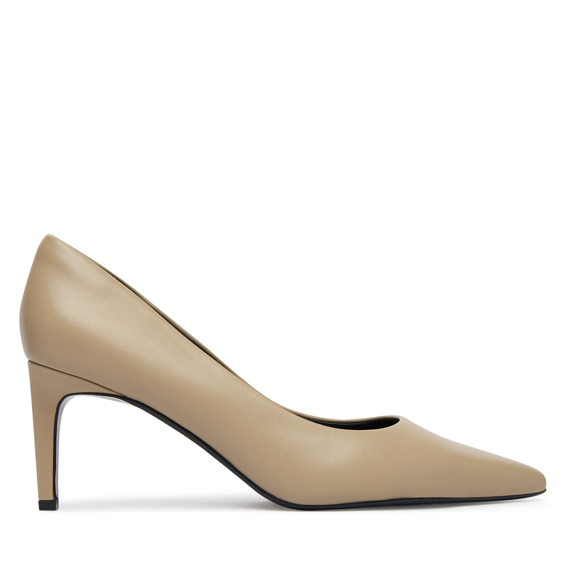 Lodičky Calvin Klein Ess Stiletto 70 HW0HW02607 Béžová