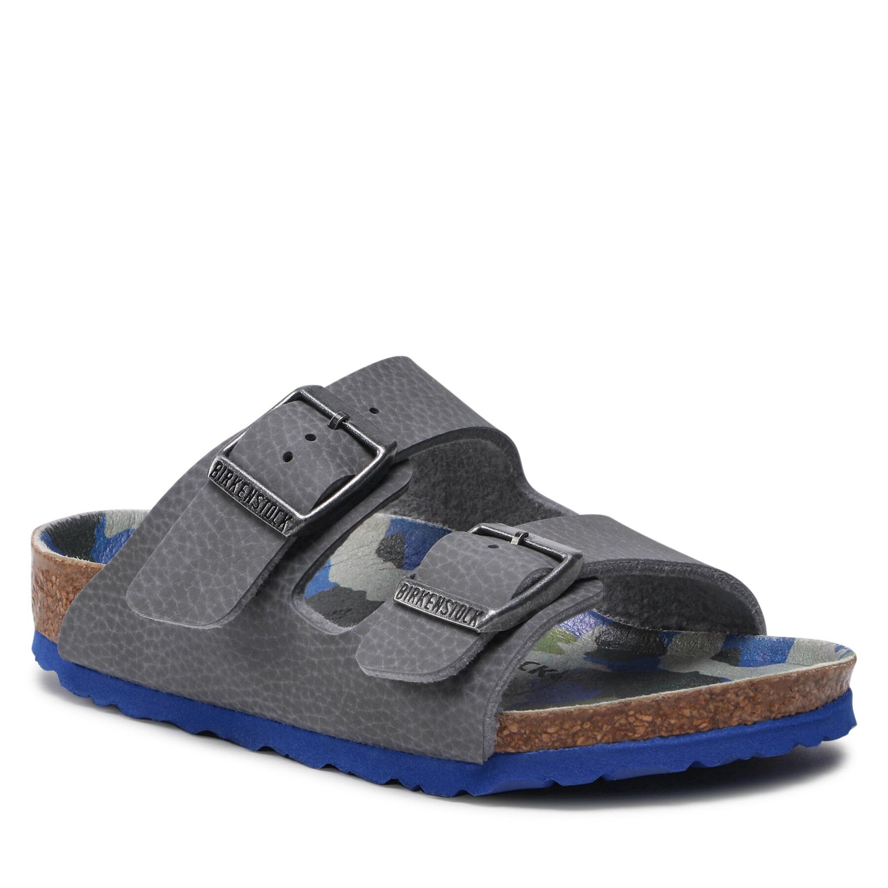 Papucs Birkenstock Arizona Kids Bs 1022533 Camo Footbeds Gray