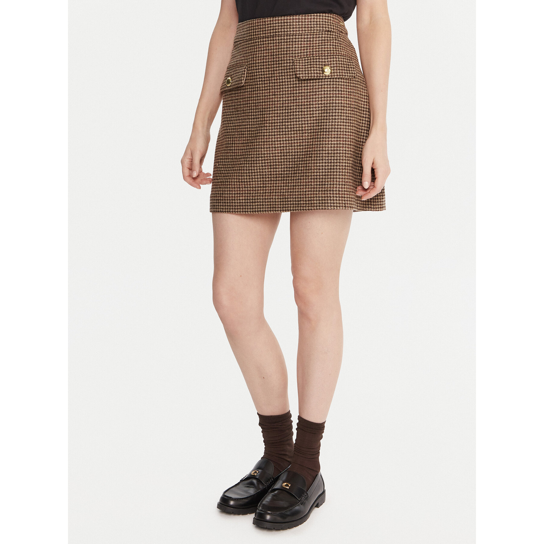 Barbour Minirock Sophia LSK0130MI11 Braun Regular Fit