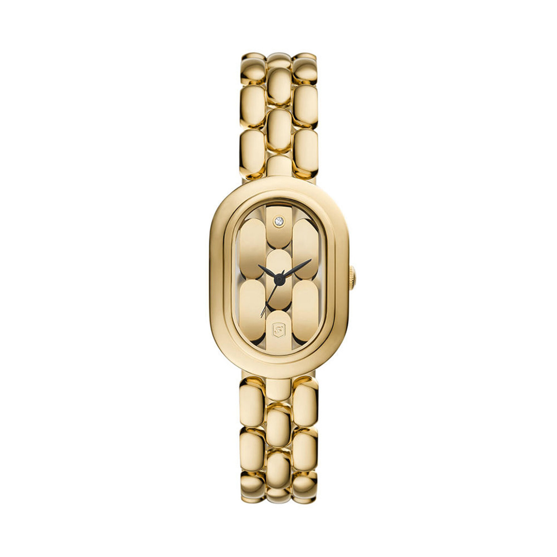 Hodinky Fossil Sloan Gold-Tone Stainless Steel ES5380 Zlatá