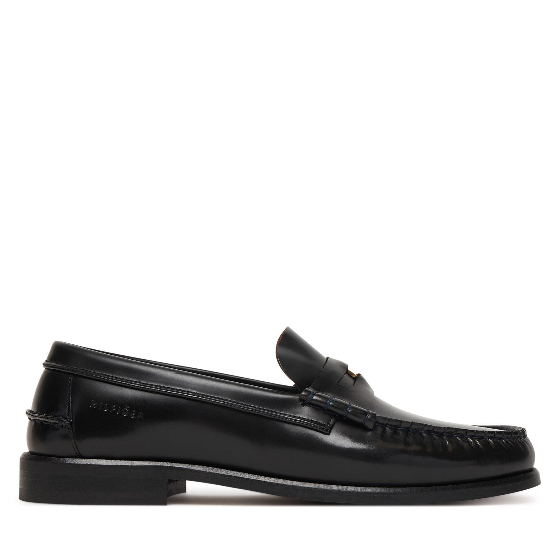 Mokaszin Tommy Hilfiger Hilfiger Penny Patent Lth Loafer FM0FM05687 Sötétkék