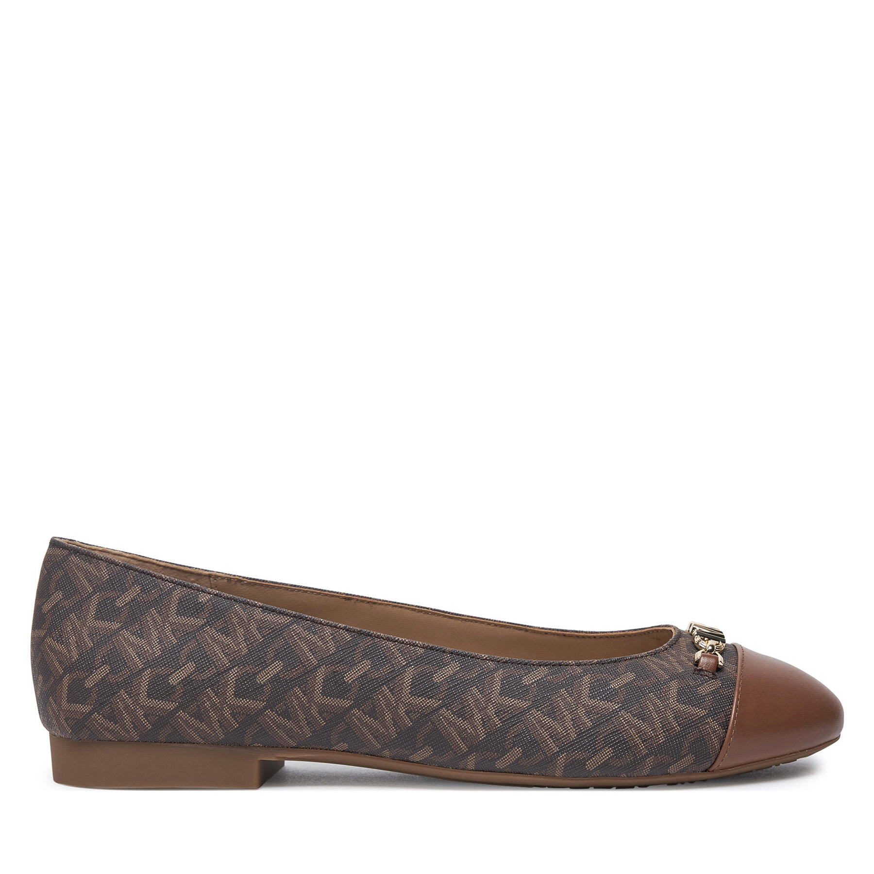 Dámske Baleríny MICHAEL Michael Kors, Rozmer: 36, Hnedá, Rebecca Flex Empire Monogram 40F4RBFP1B